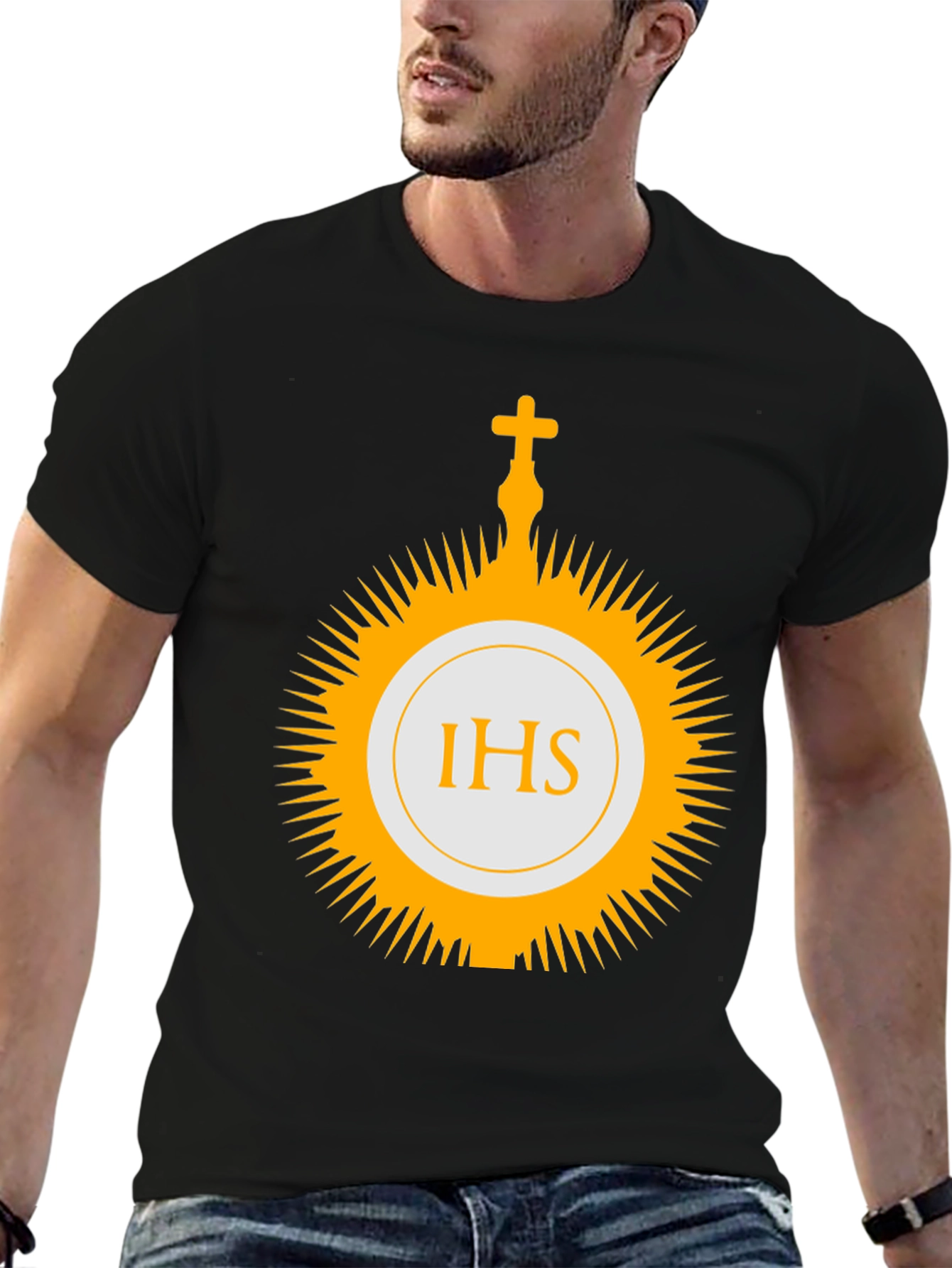 IHS Monogram Religious Graphic Tee