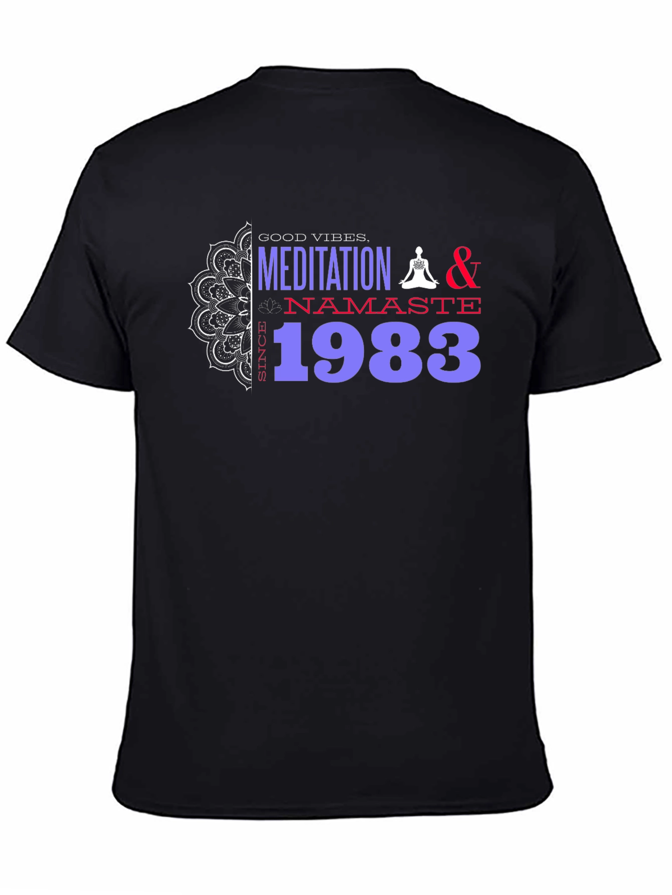 Meditation & Namaste 1983 Graphic T-Shirt