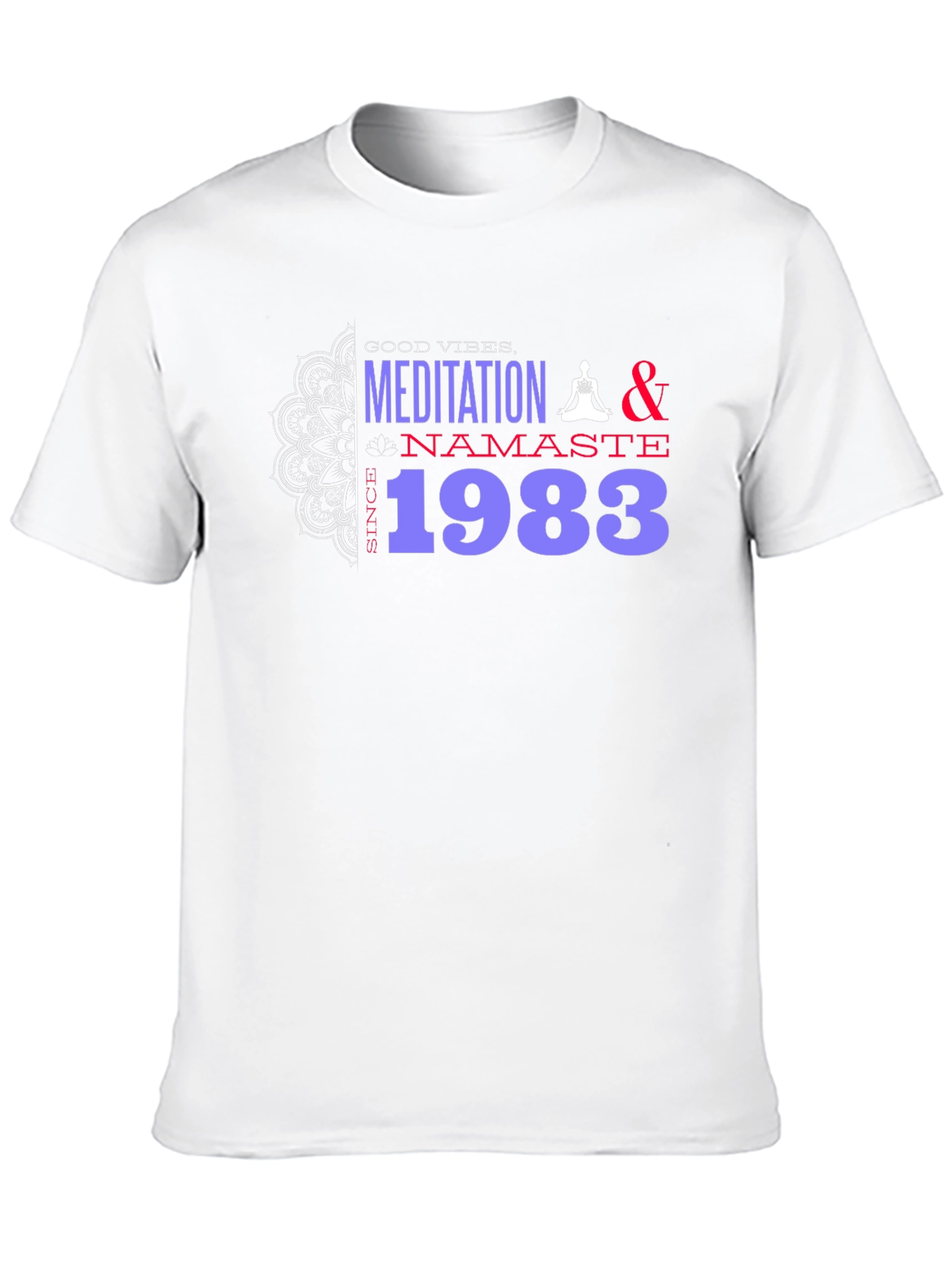 Meditation & Namaste 1983 Graphic T-Shirt