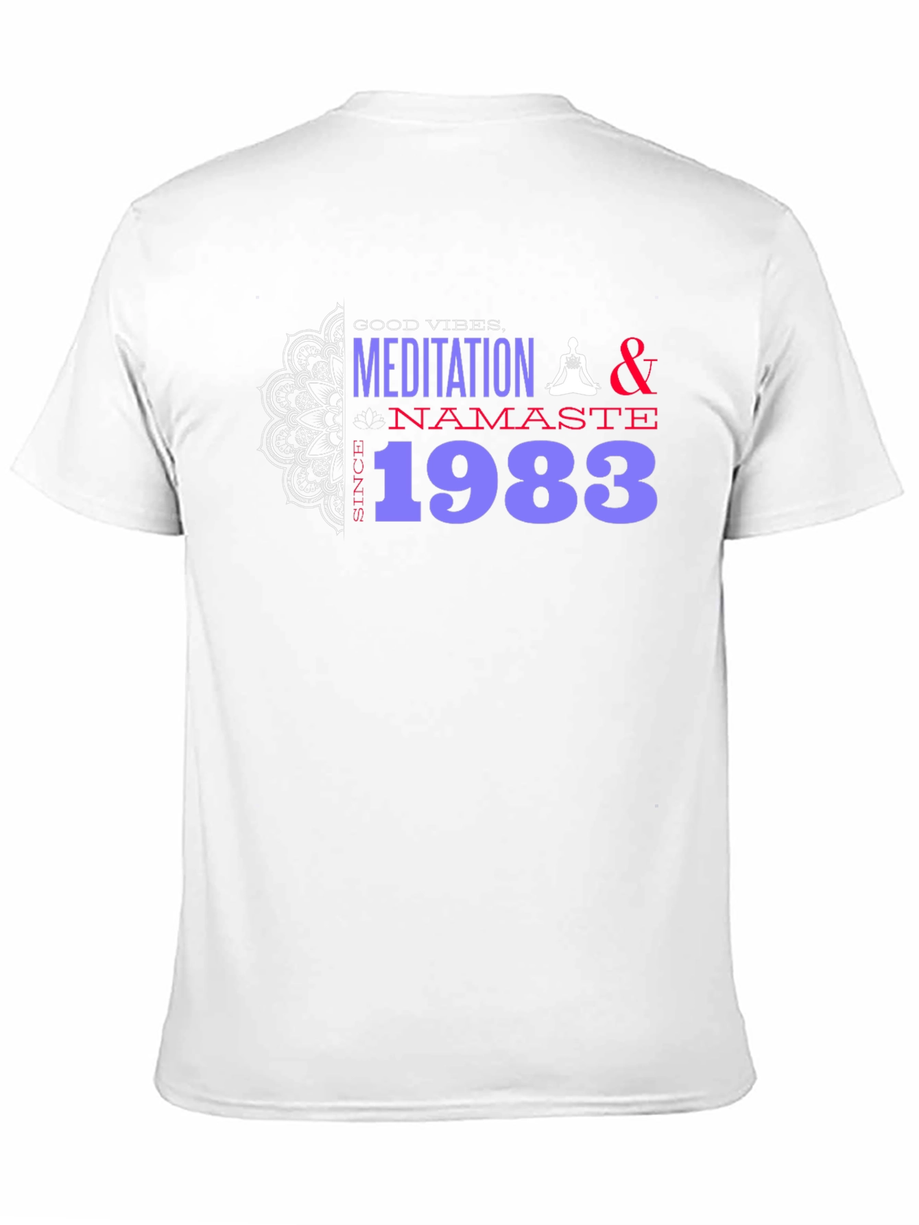 Meditation & Namaste 1983 Graphic T-Shirt