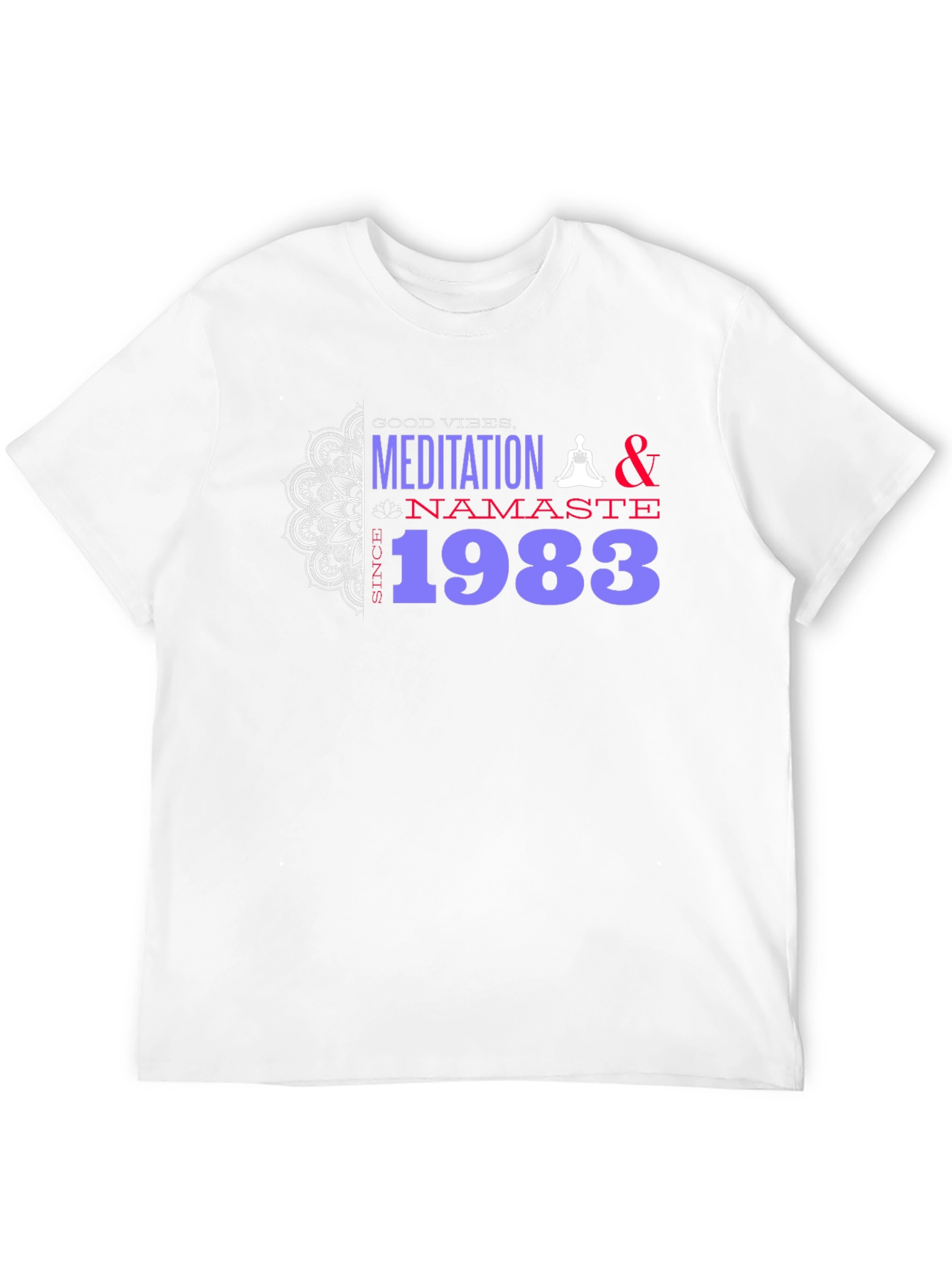 Meditation & Namaste 1983 Graphic T-Shirt