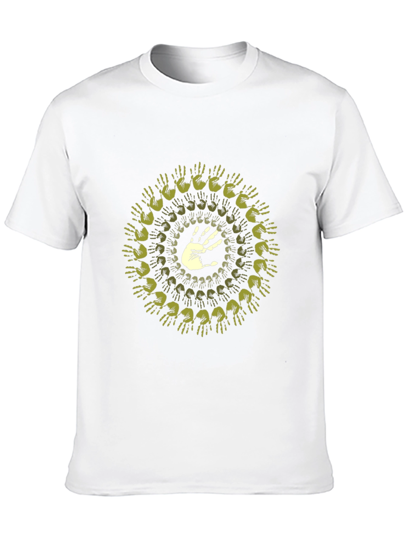 Hand Mandala Graphic Tee - Black