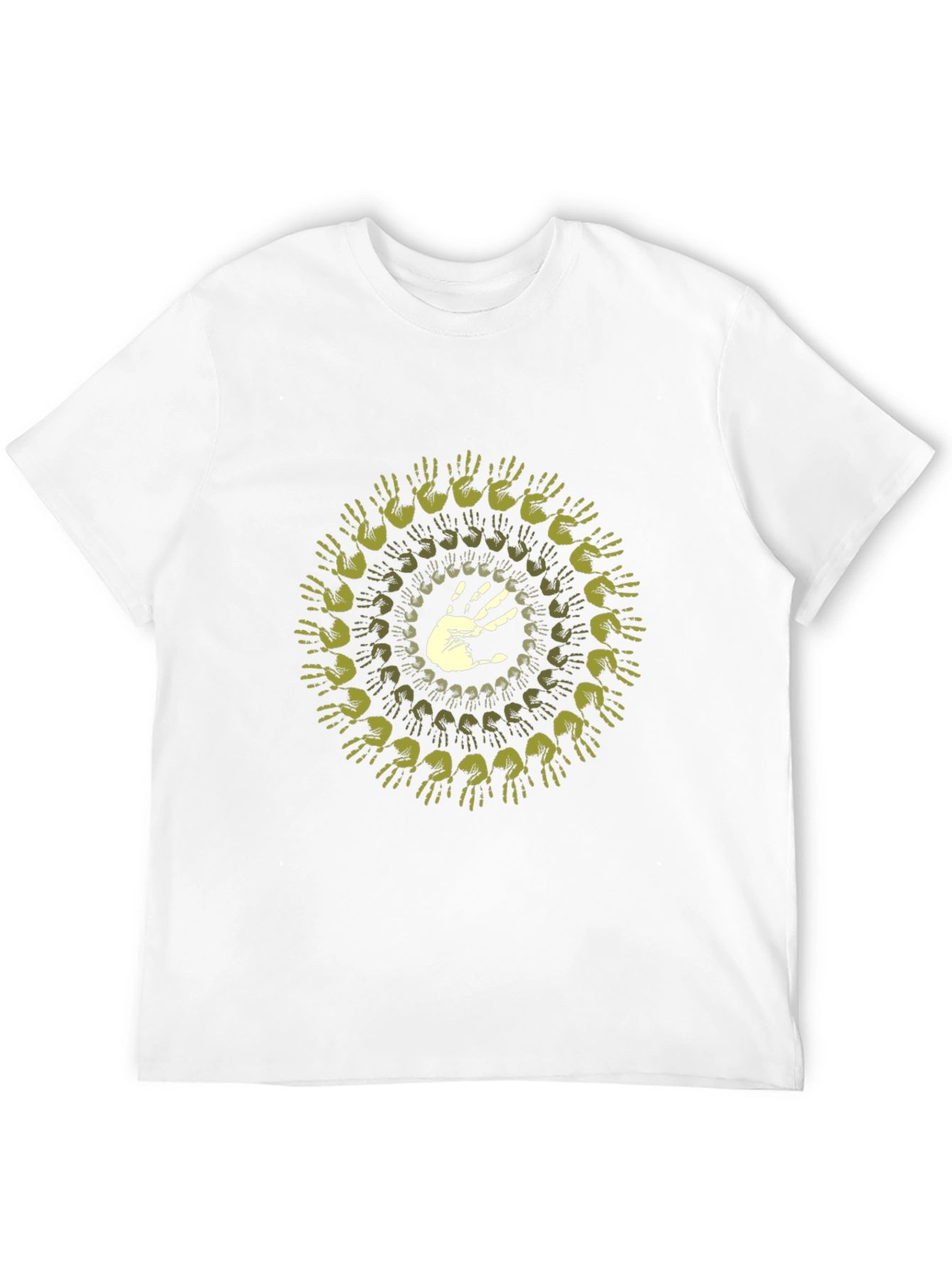 Hand Mandala Graphic Tee - Black