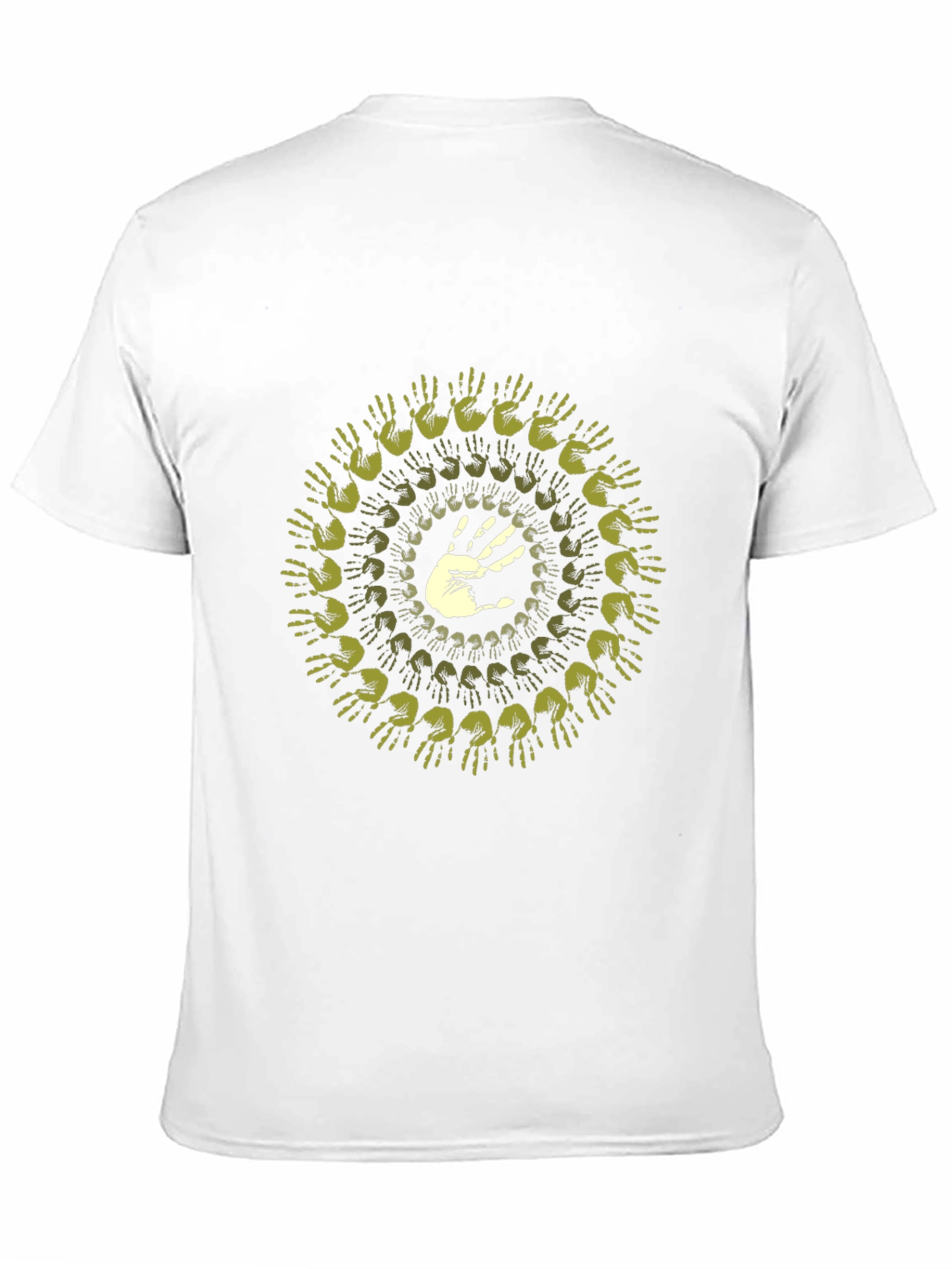 Hand Mandala Graphic Tee - Black