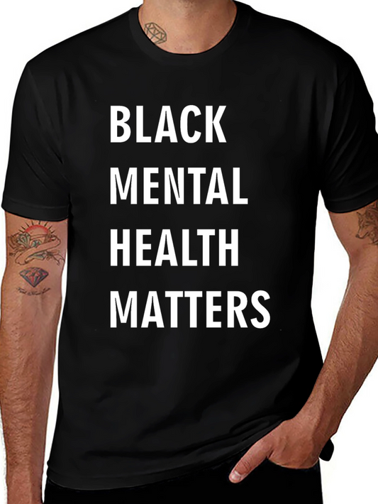Black Mental Health Matters T-Shirt - Unisex