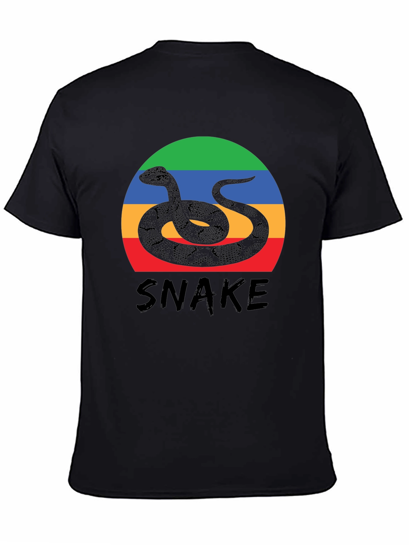 Snake Graphic Tee - Retro Style