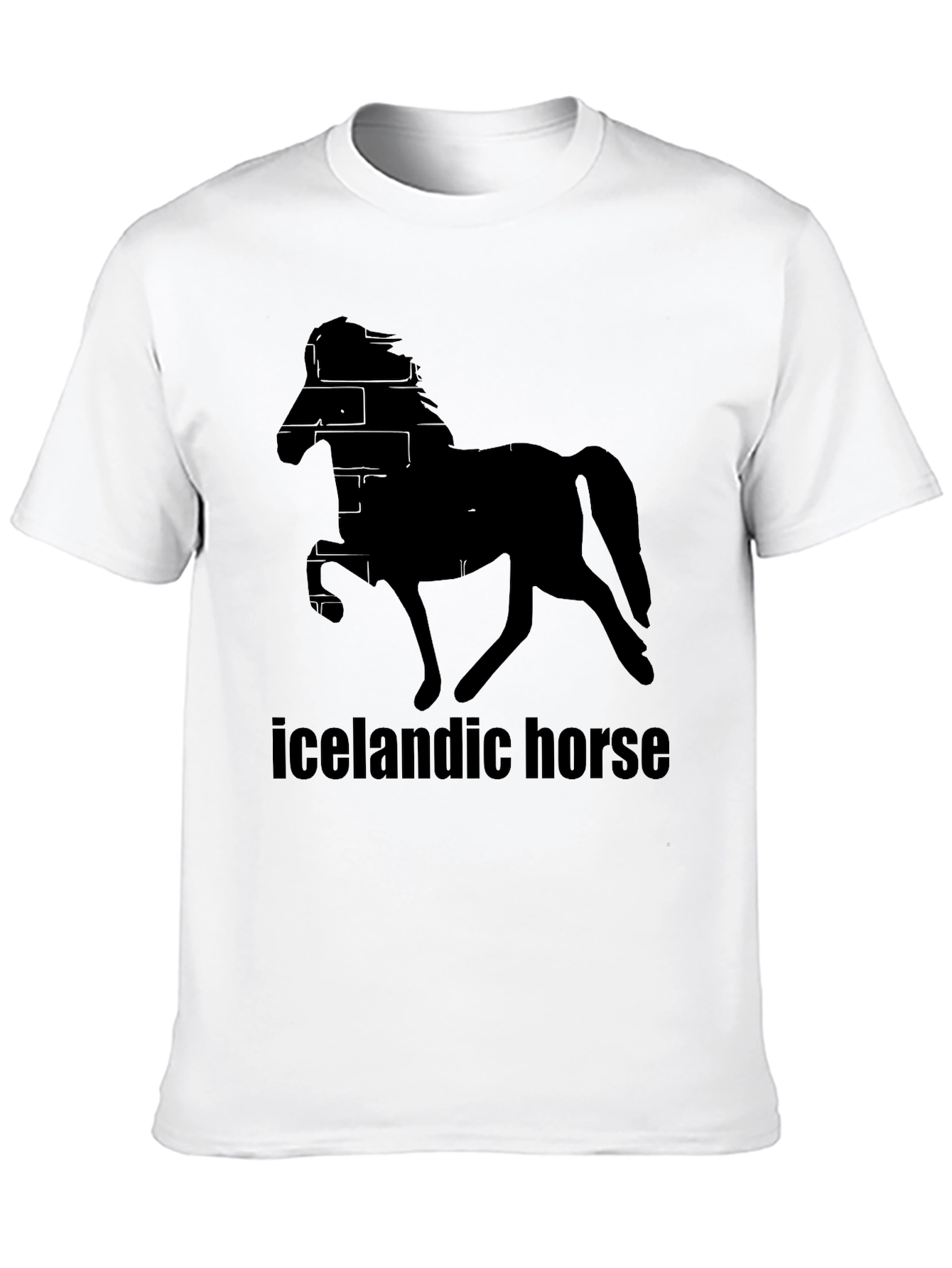Icelandic Horse Black T-Shirt