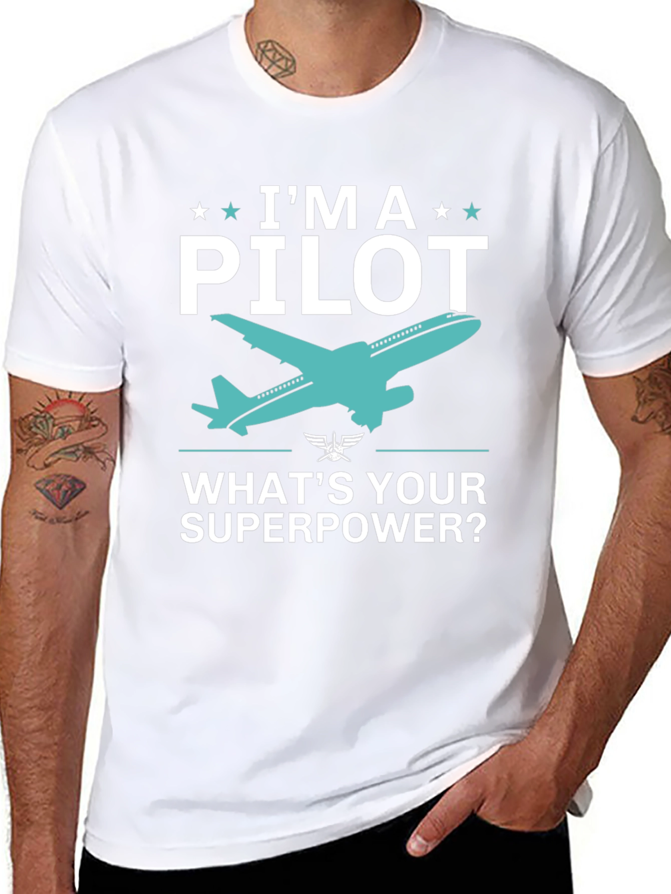 Im A Pilot Whats Your Superpower? T-Shirt