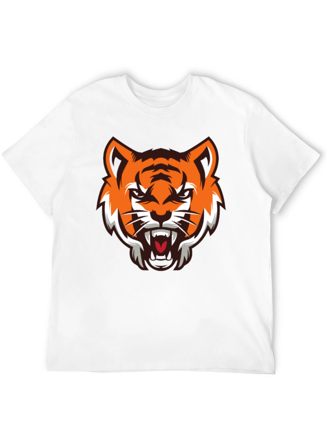 Tiger Graphic Black T-Shirt - Fierce Style
