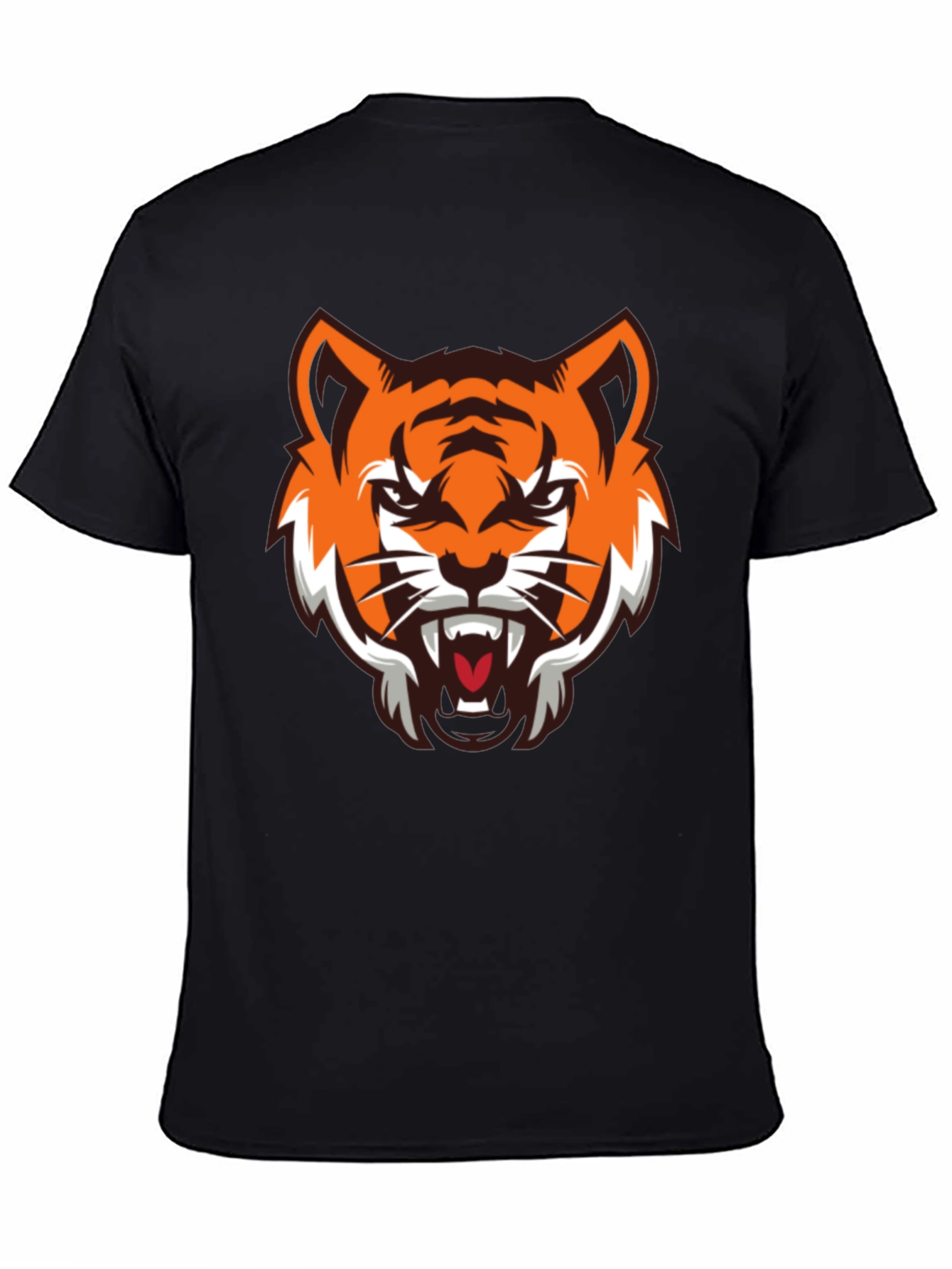 Tiger Graphic Black T-Shirt - Fierce Style