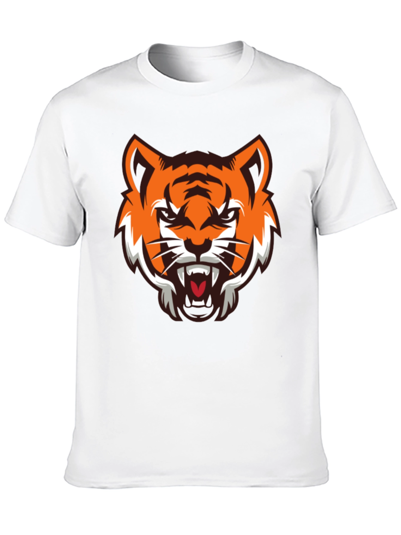 Tiger Graphic Black T-Shirt - Fierce Style