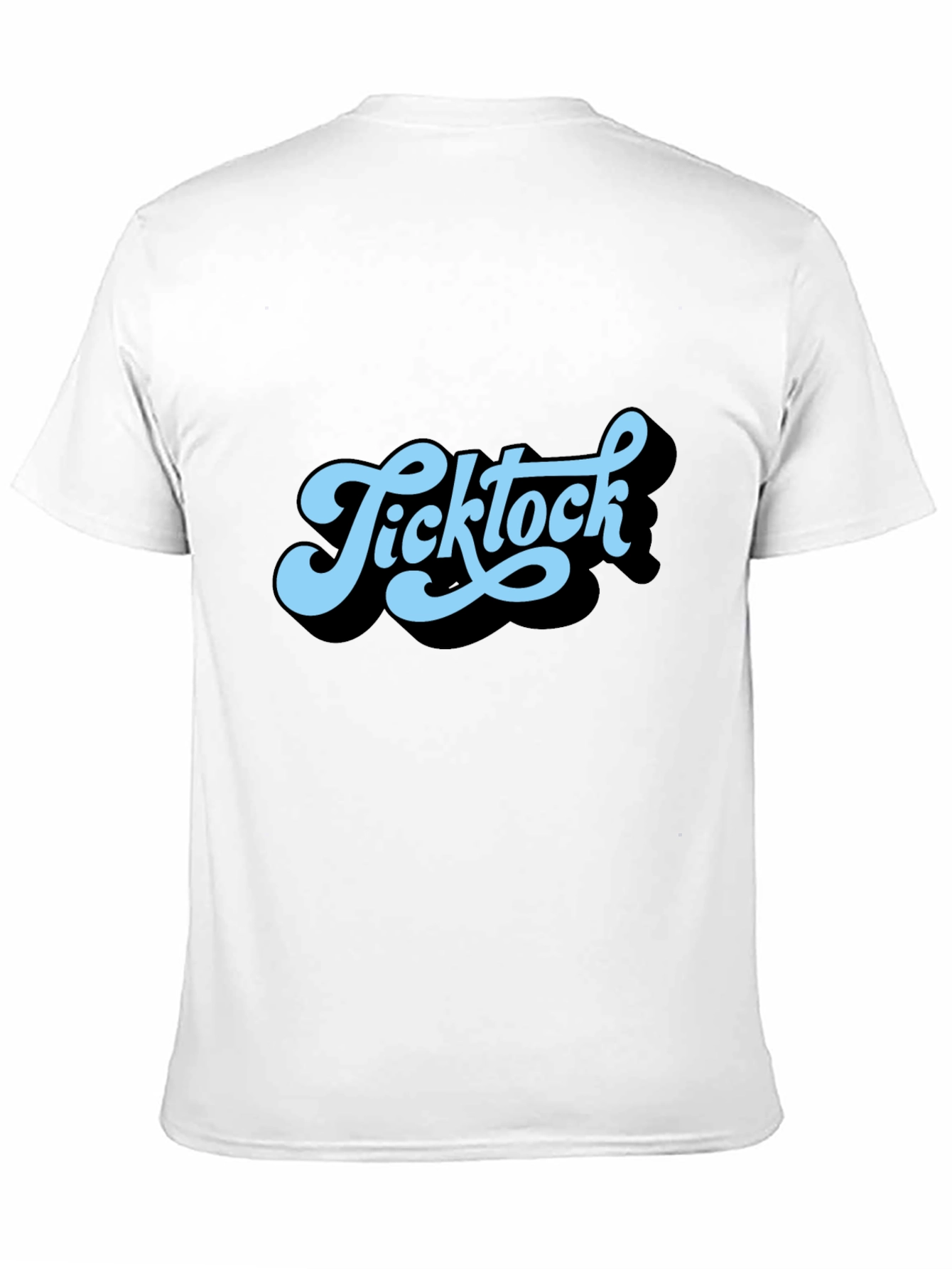 Ticktock Retro Style Graphic T-Shirt