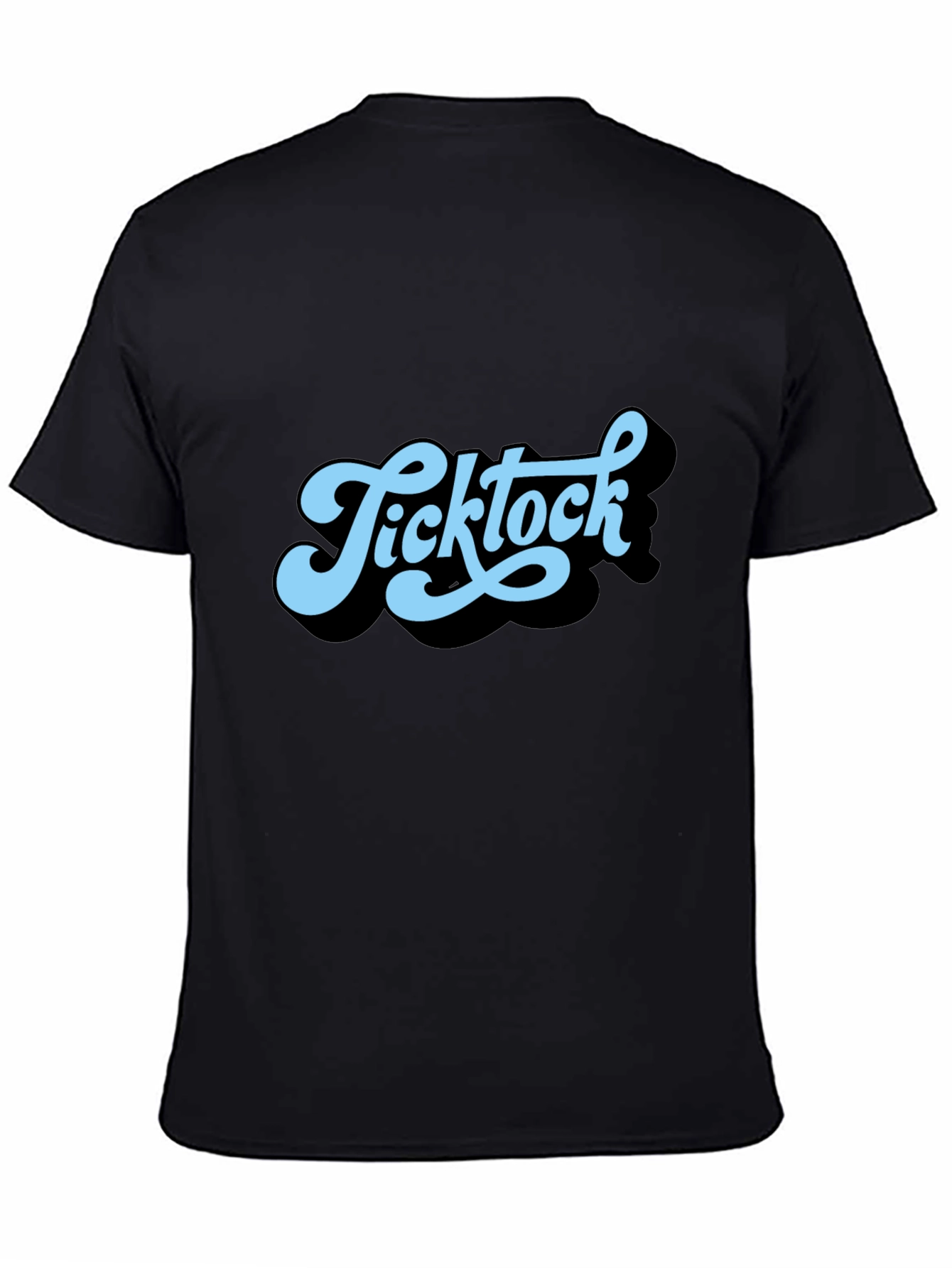 Ticktock Retro Style Graphic T-Shirt