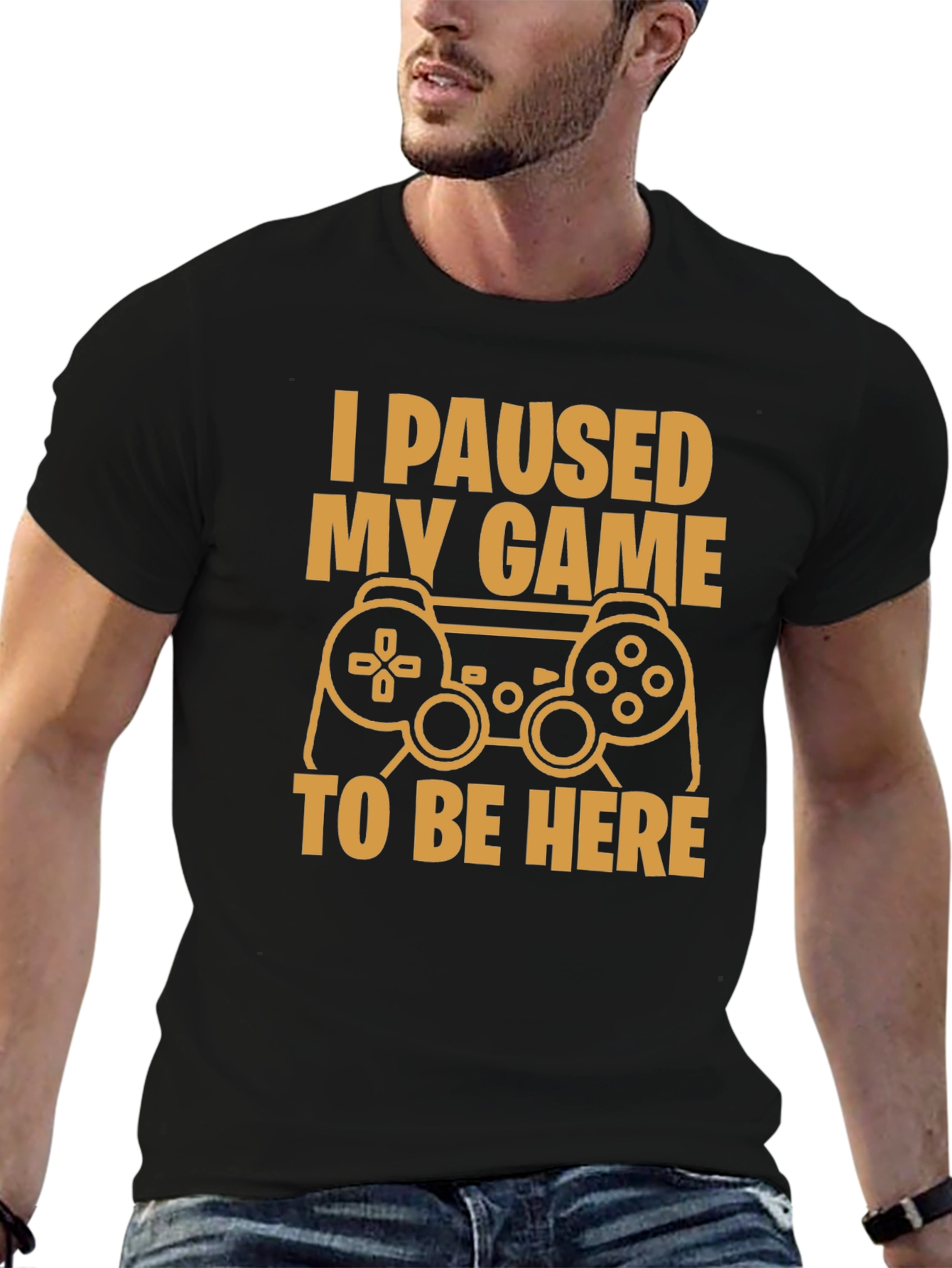 I Paused My Game Funny Gamer T-Shirt