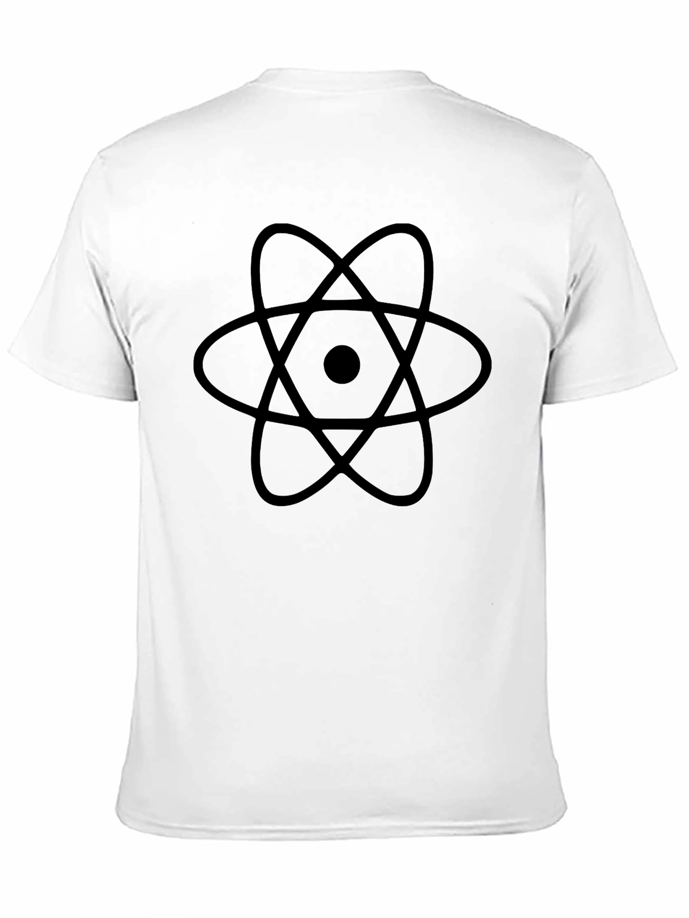 Atom Graphic Black T-Shirt | Casual Style