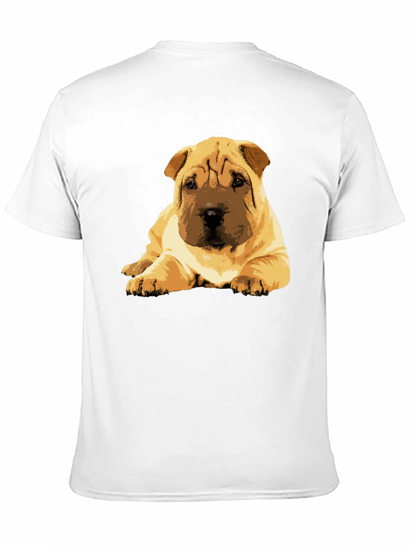 Shar Pei Puppy Graphic Tee - Soft Cotton Blend