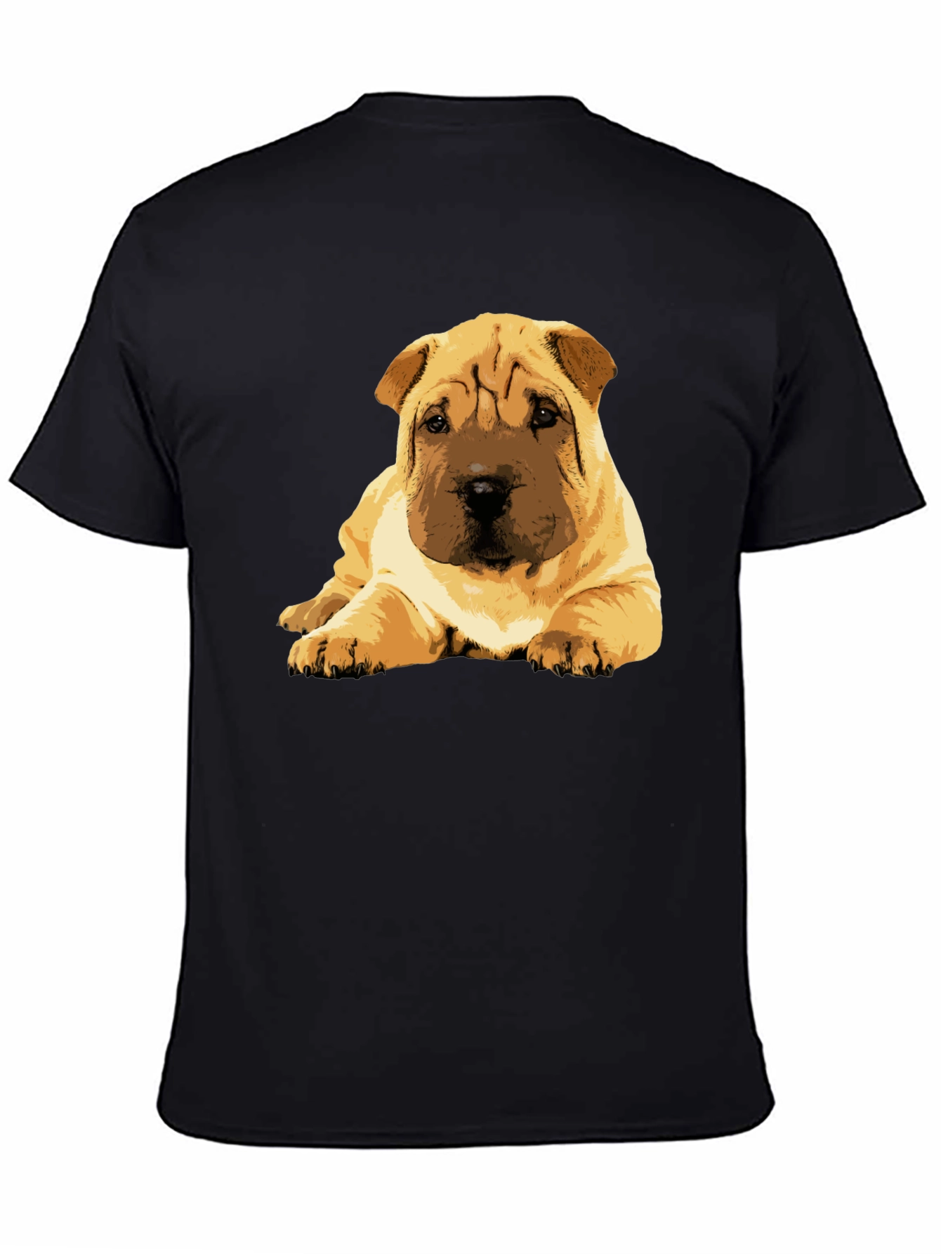 Shar Pei Puppy Graphic Tee - Soft Cotton Blend