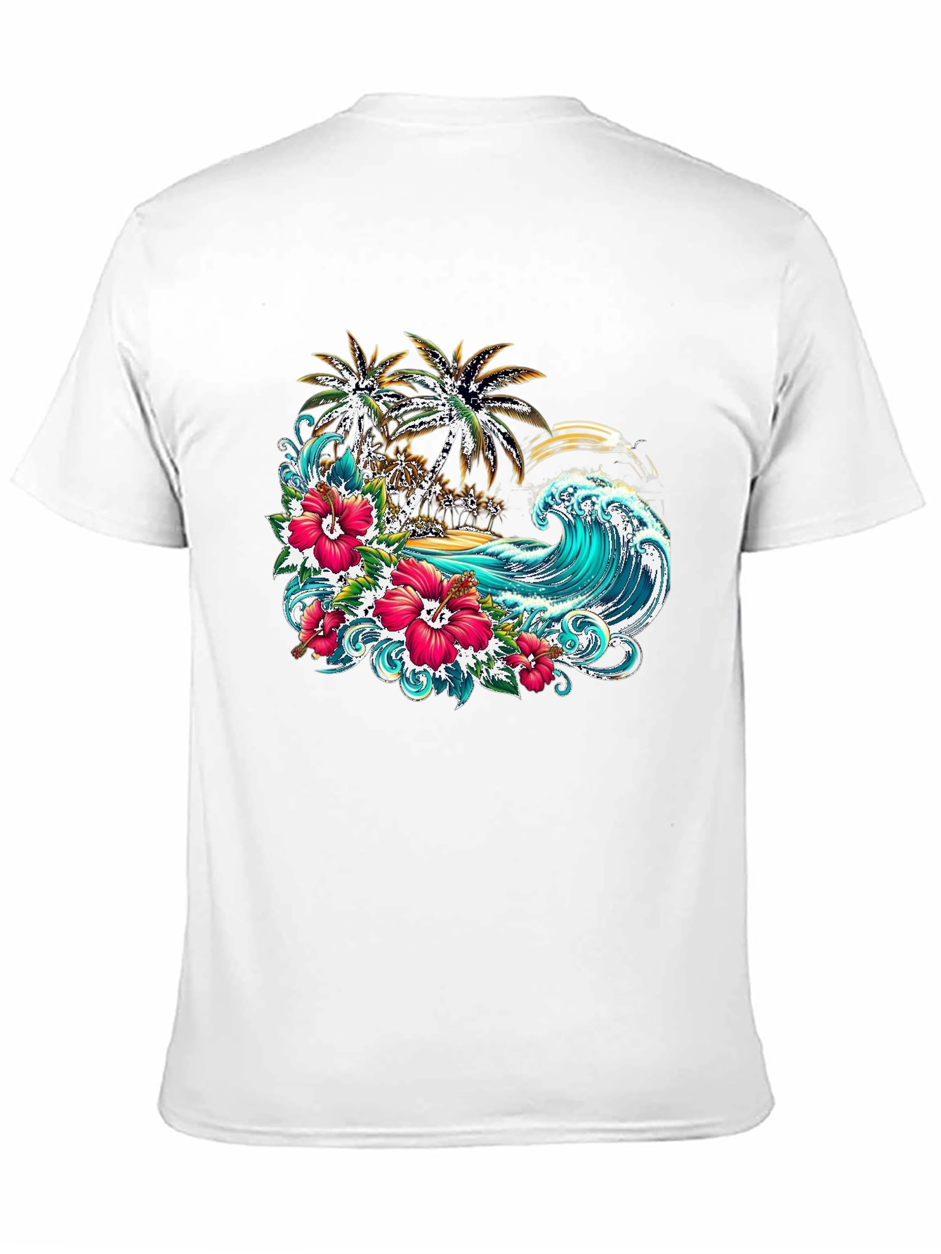 Tropical Paradise Graphic T-Shirt