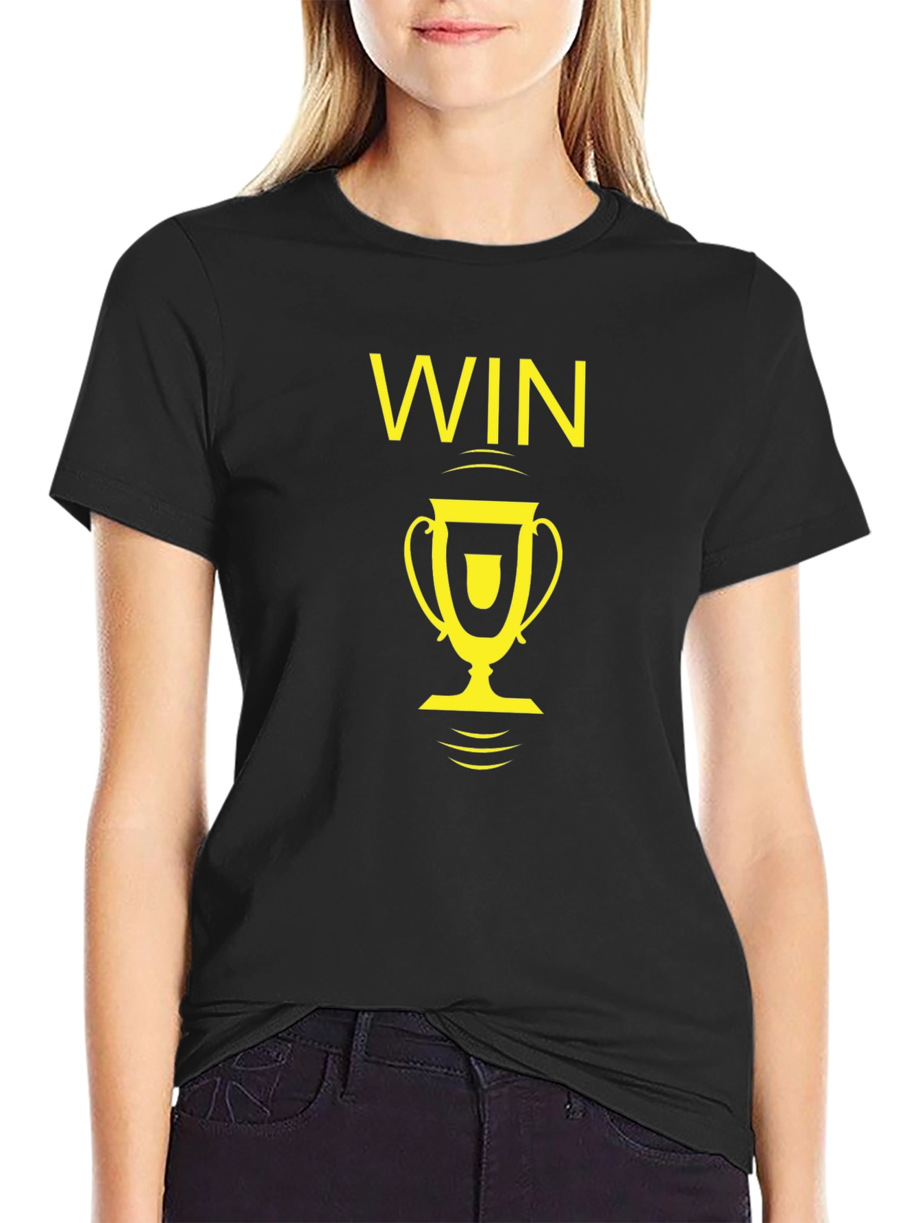 Win Trophy Graphic Tee - Black