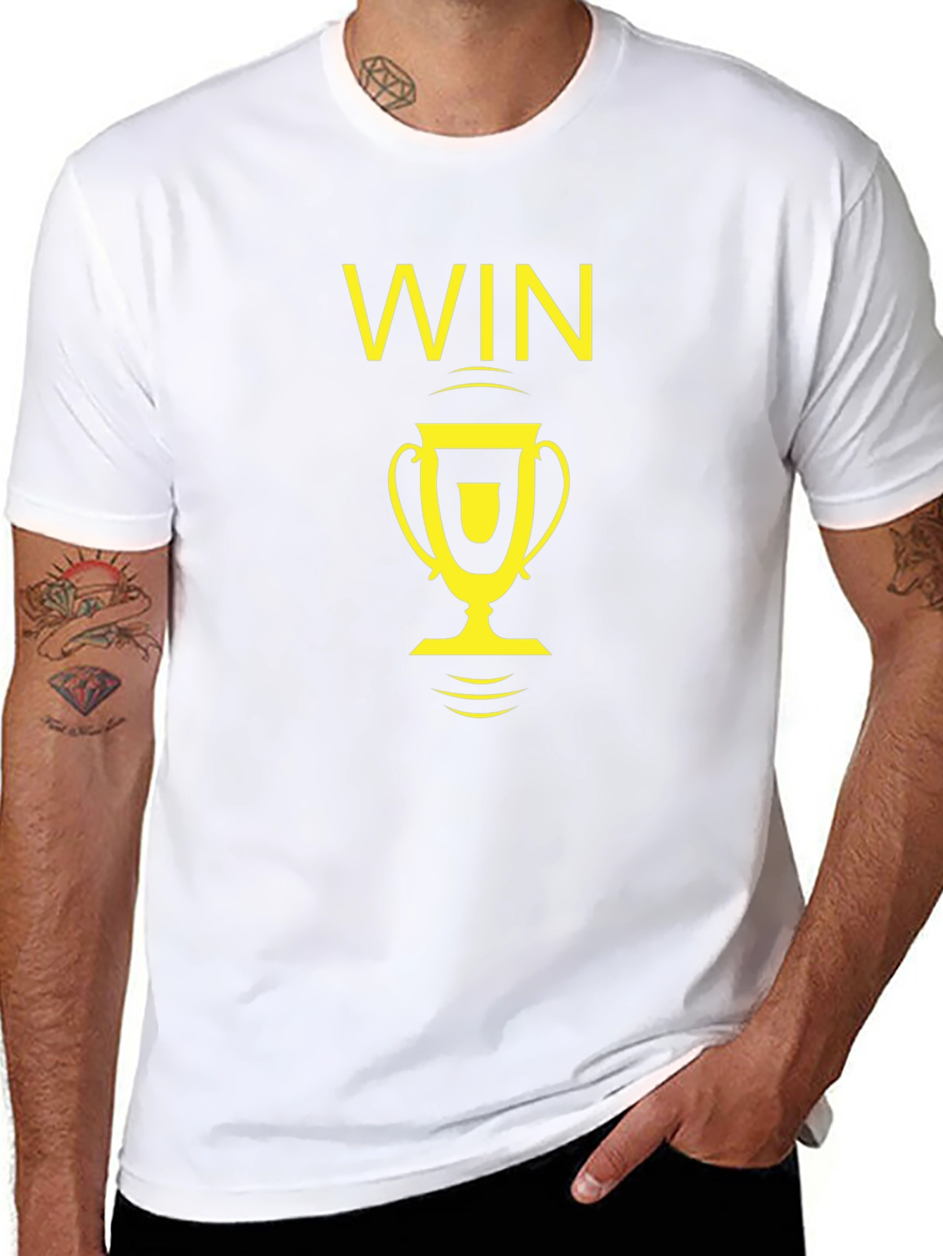 Win Trophy Graphic Tee - Black