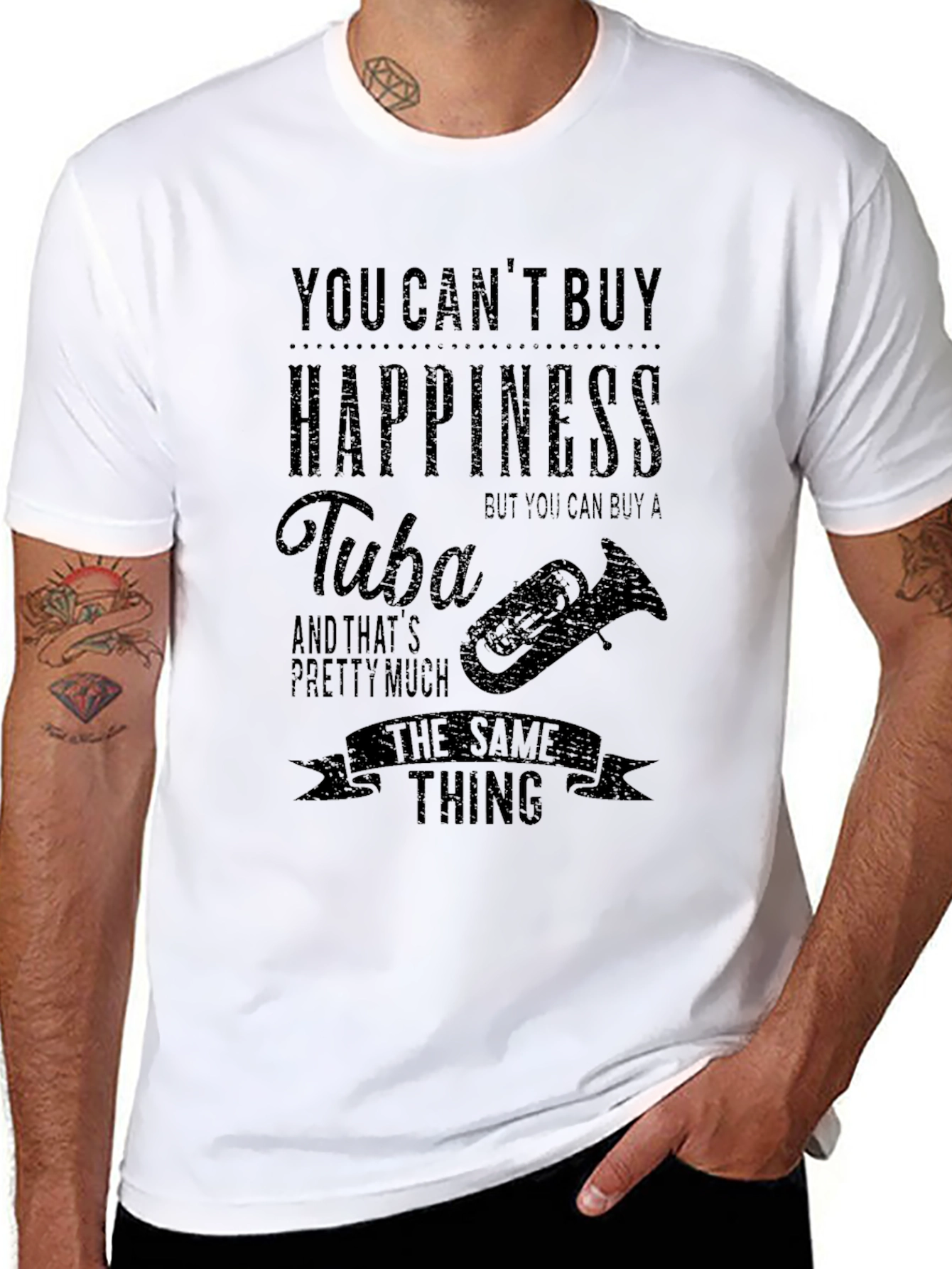 Tuba Happiness T-Shirt - Musician Gift