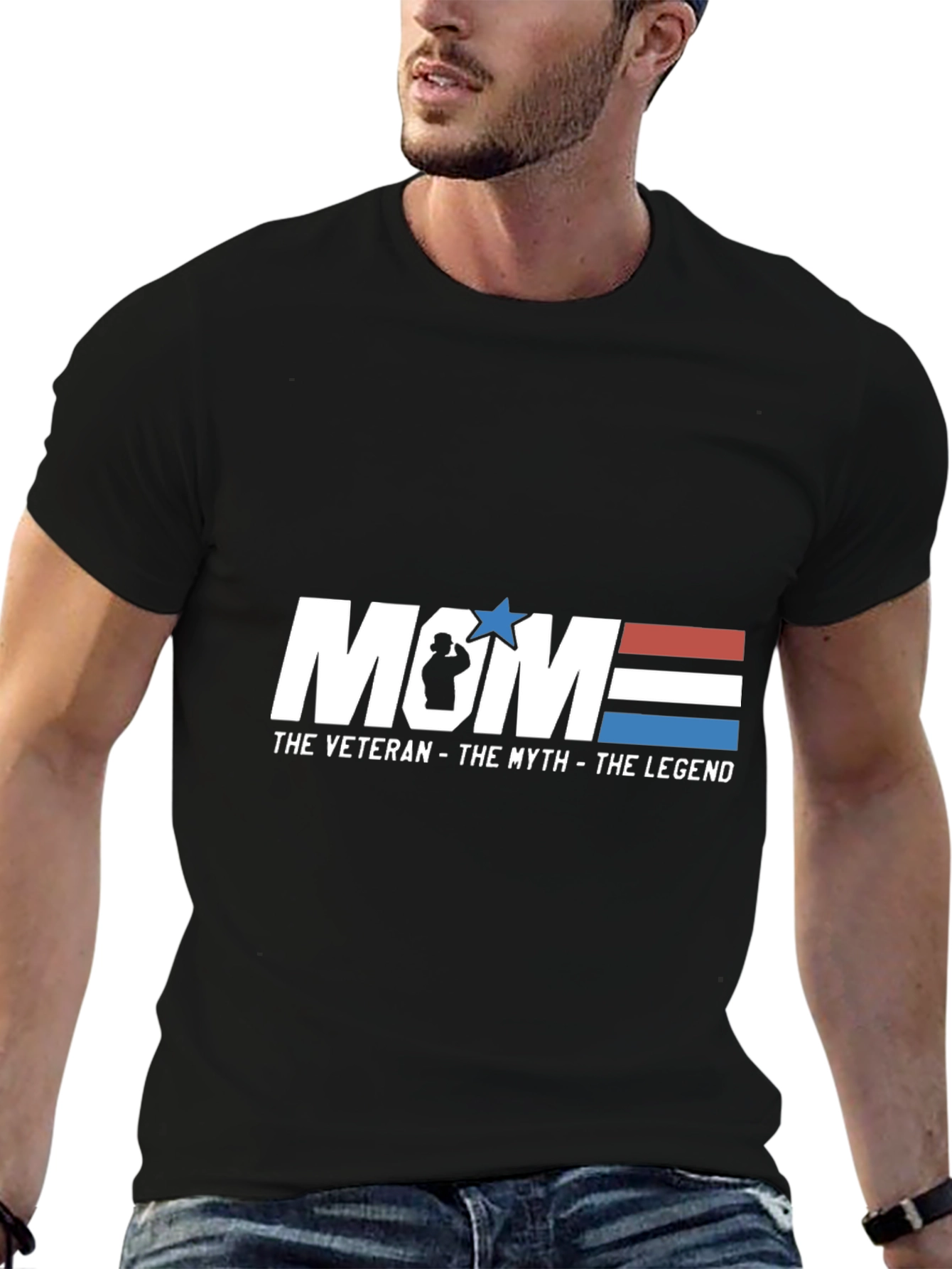 Mom Veteran Myth Legend T-Shirt - Military Tribute