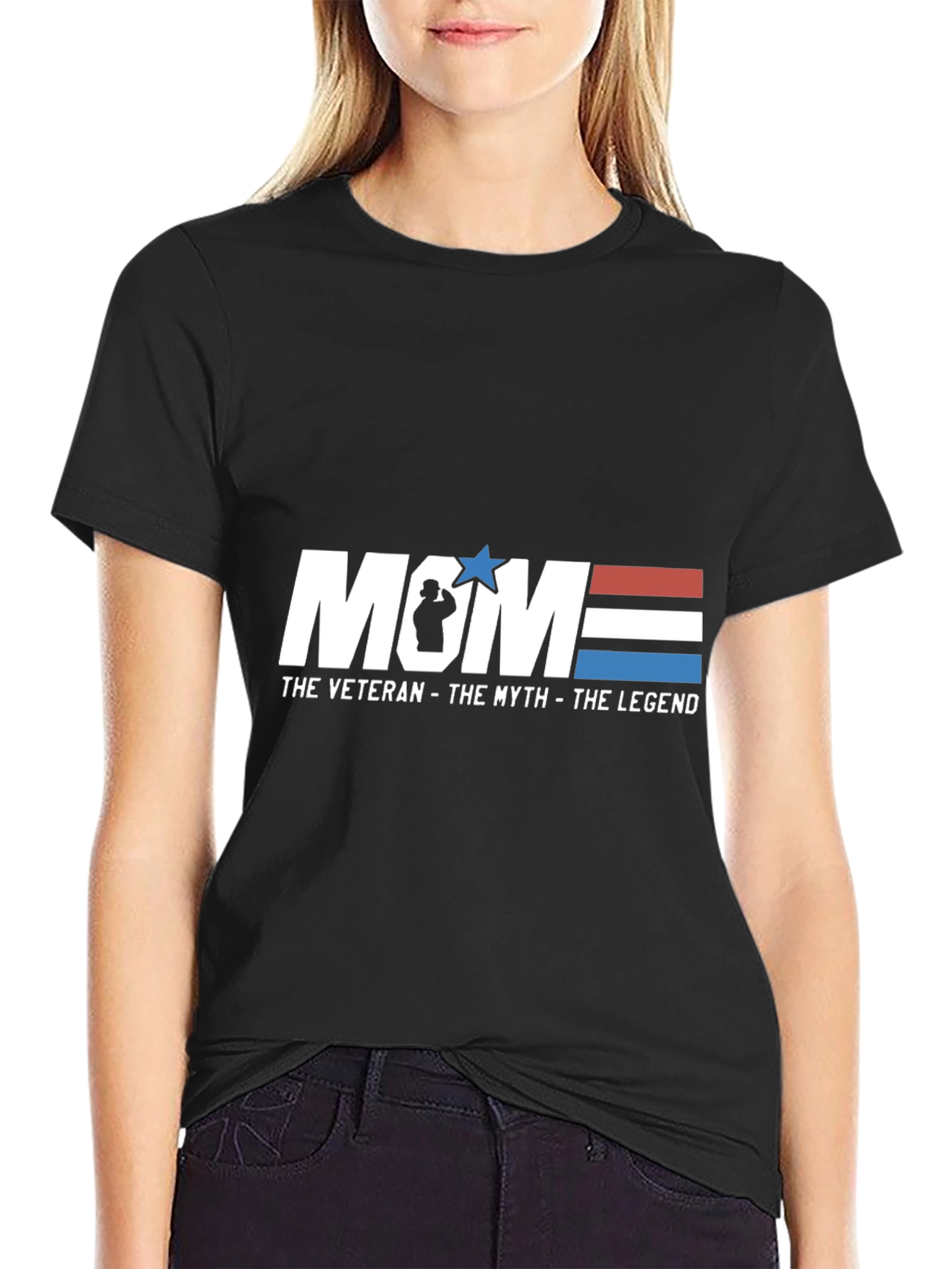 Mom Veteran Myth Legend T-Shirt - Military Tribute