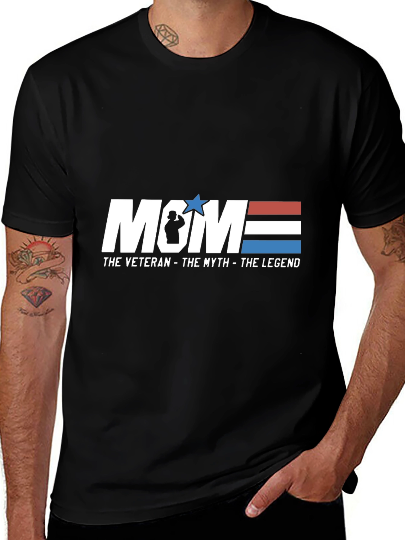 Mom Veteran Myth Legend T-Shirt - Military Tribute