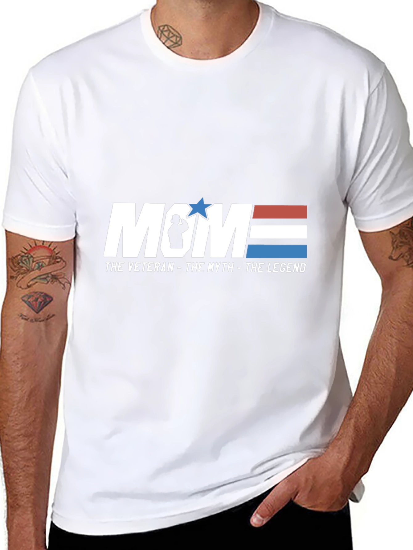 Mom Veteran Myth Legend T-Shirt - Military Tribute