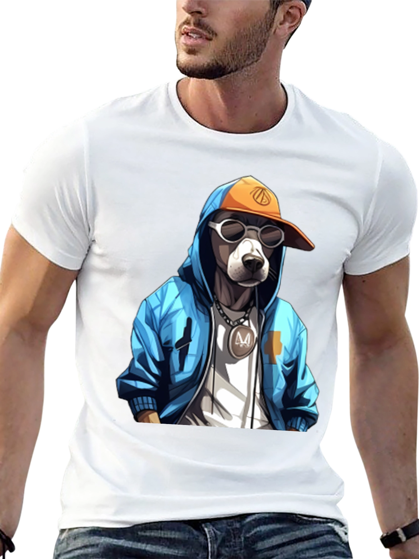 Cool Dog Graphic Tee - Urban Style