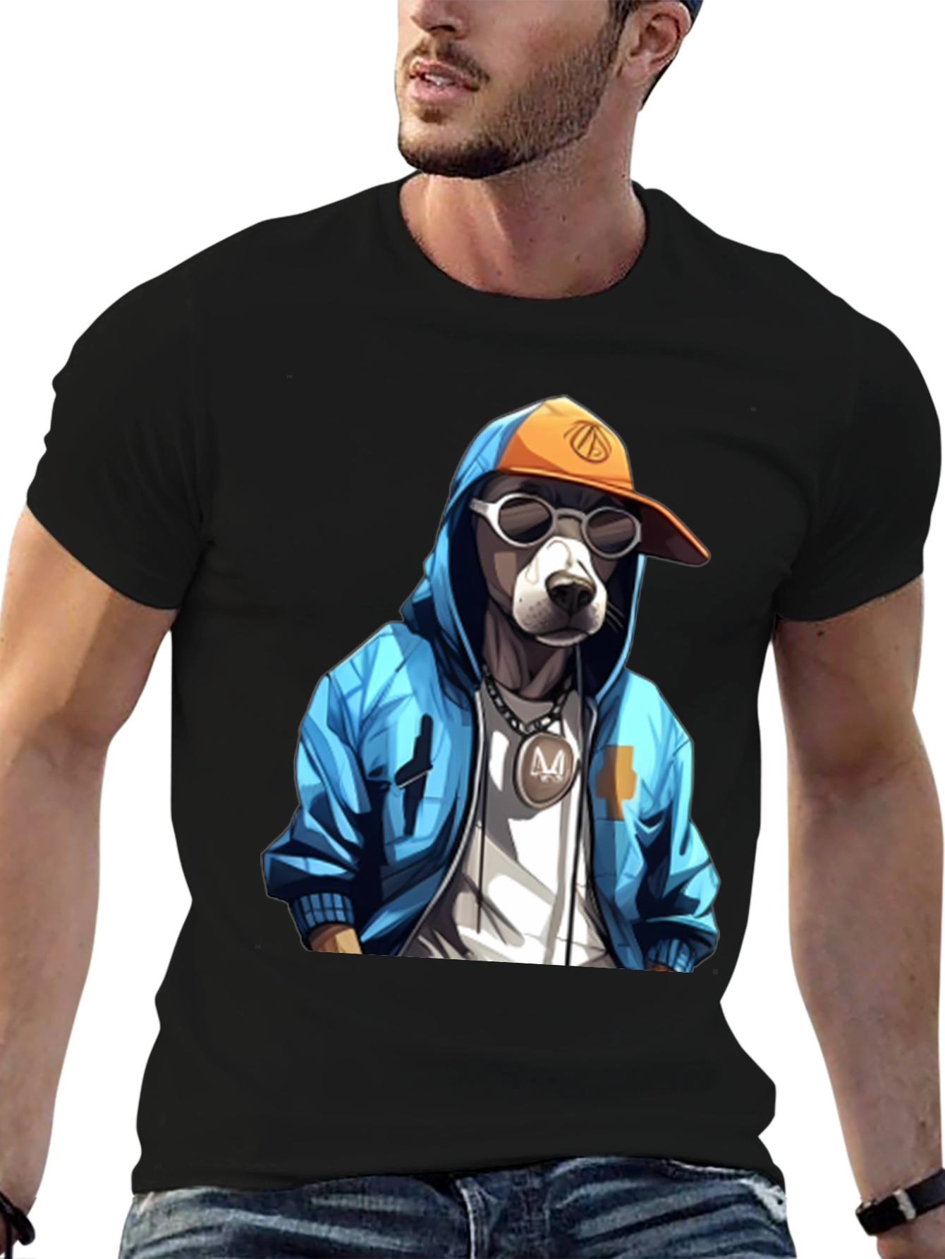 Cool Dog Graphic Tee - Urban Style
