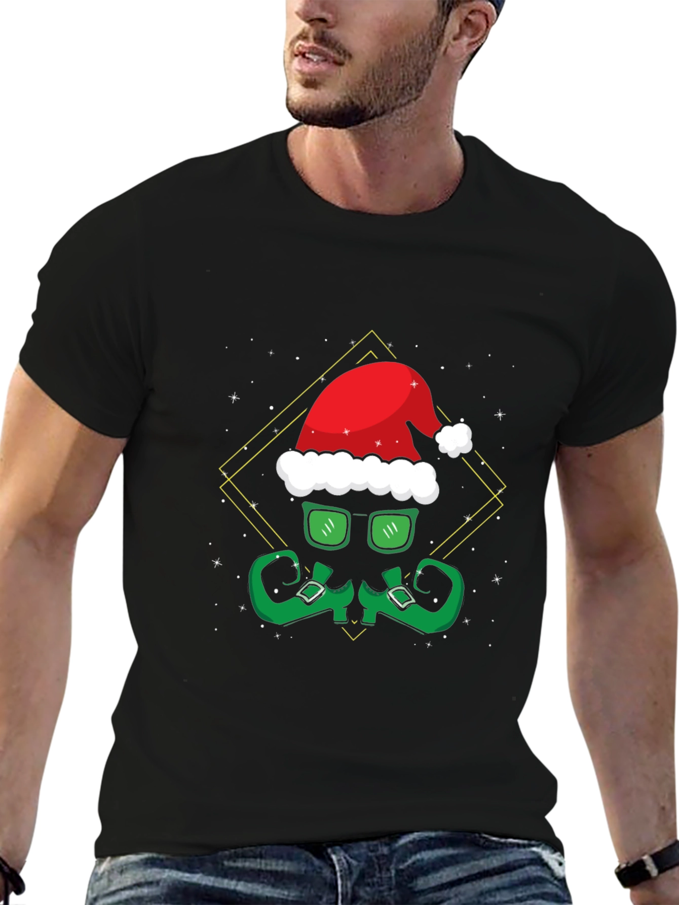 Festive Elf T-Shirt: Holiday Cheer Apparel