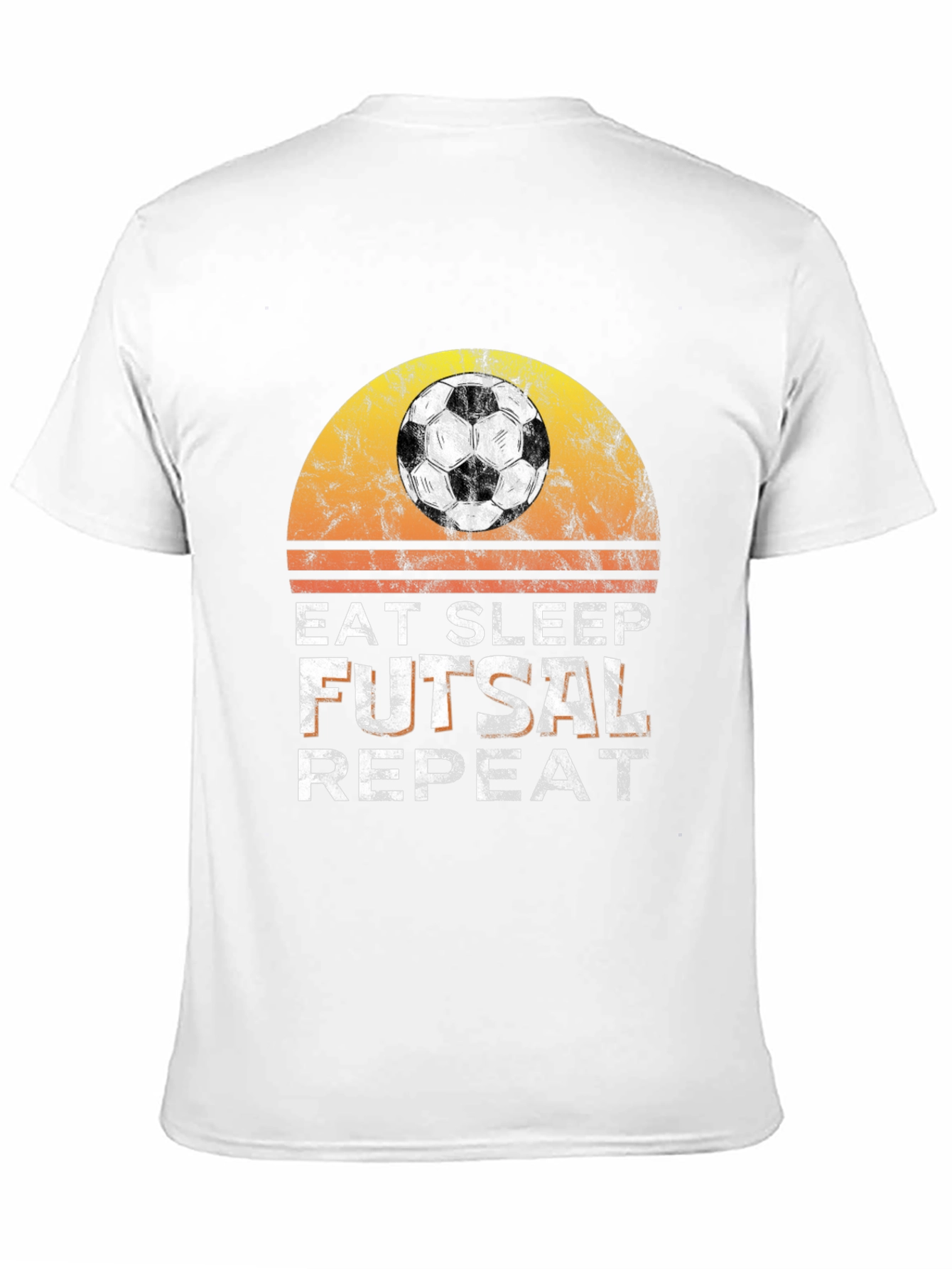 Eat Sleep Futsal Repeat Graphic Tee