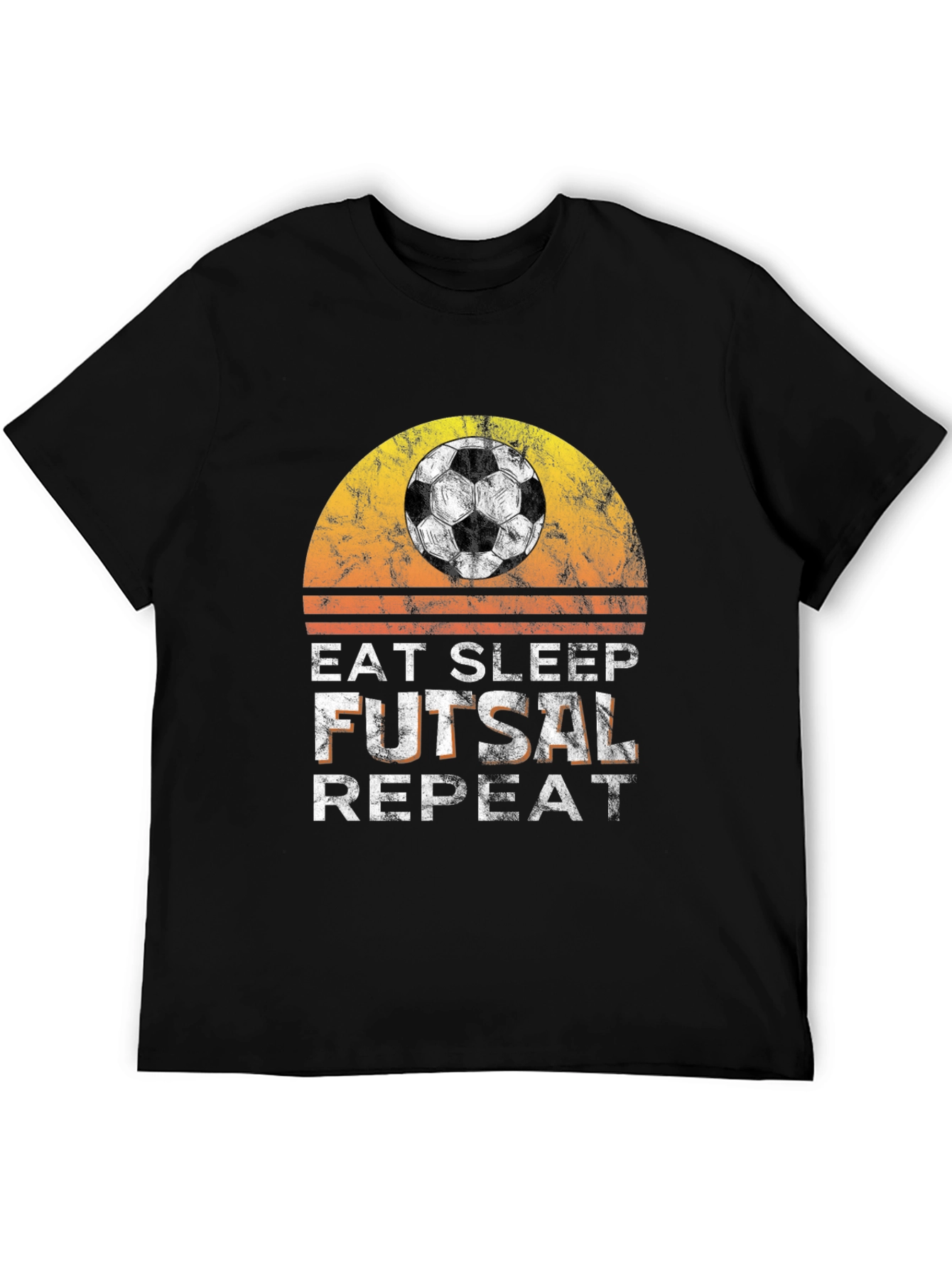 Eat Sleep Futsal Repeat Graphic Tee