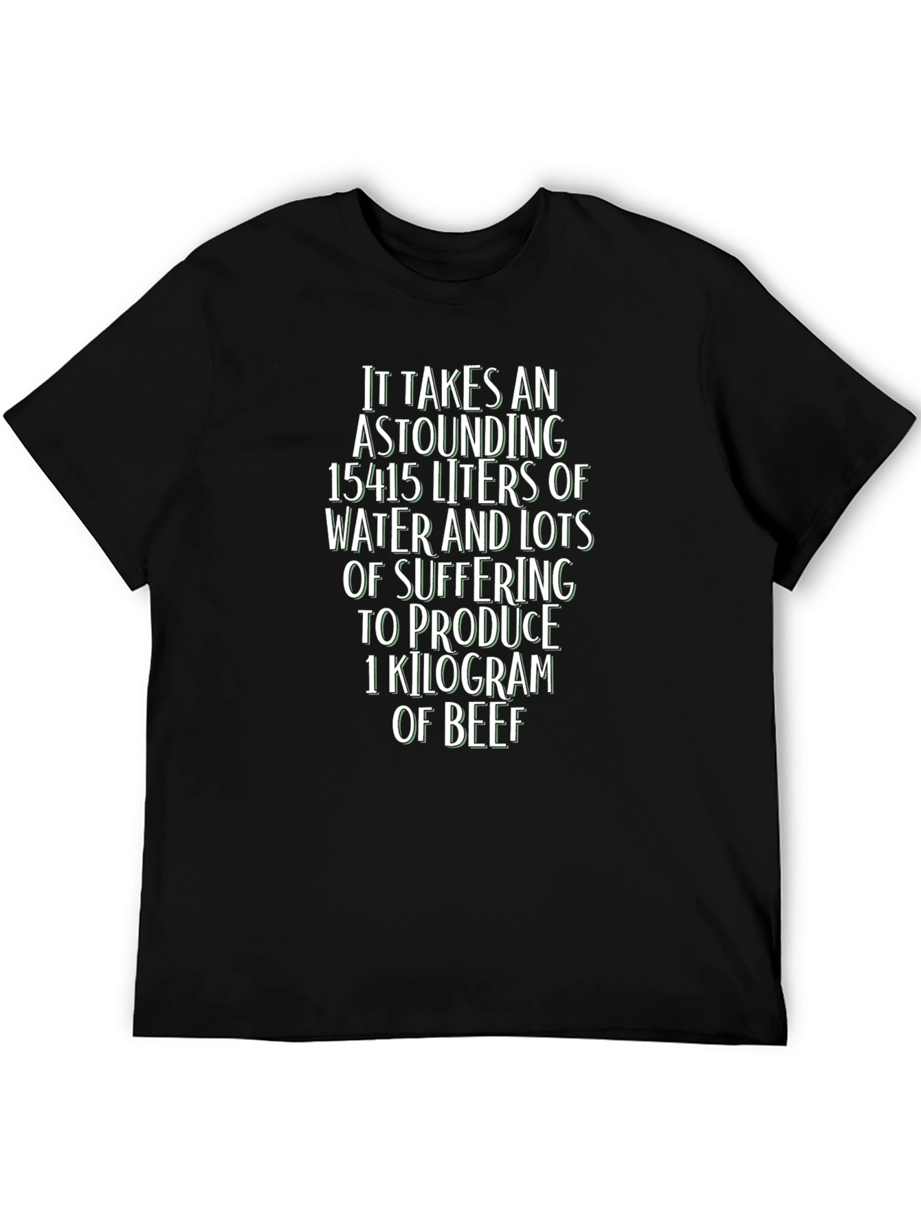 Vegan Awareness T-Shirt: Beef Production Impact