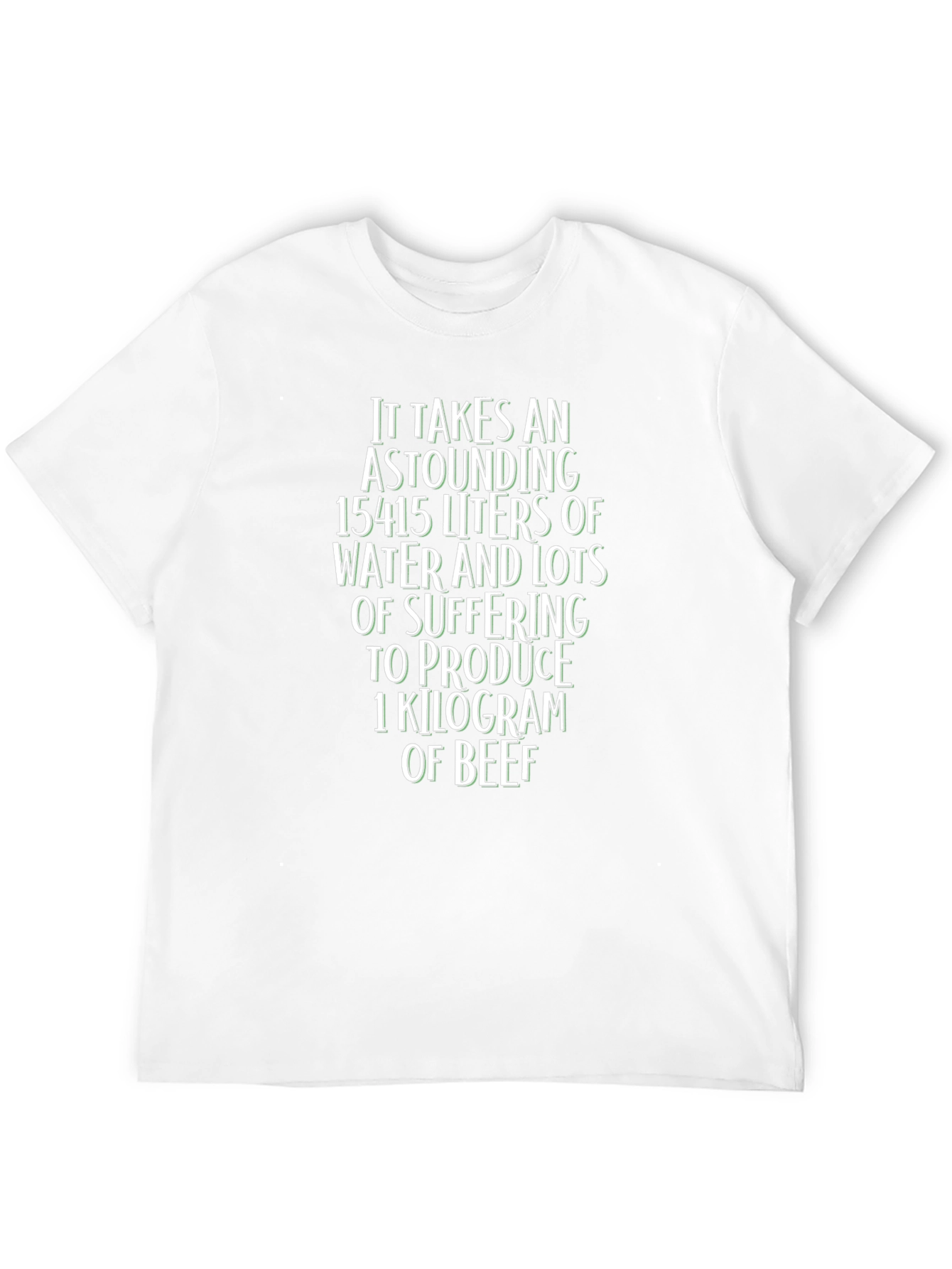 Vegan Awareness T-Shirt: Beef Production Impact