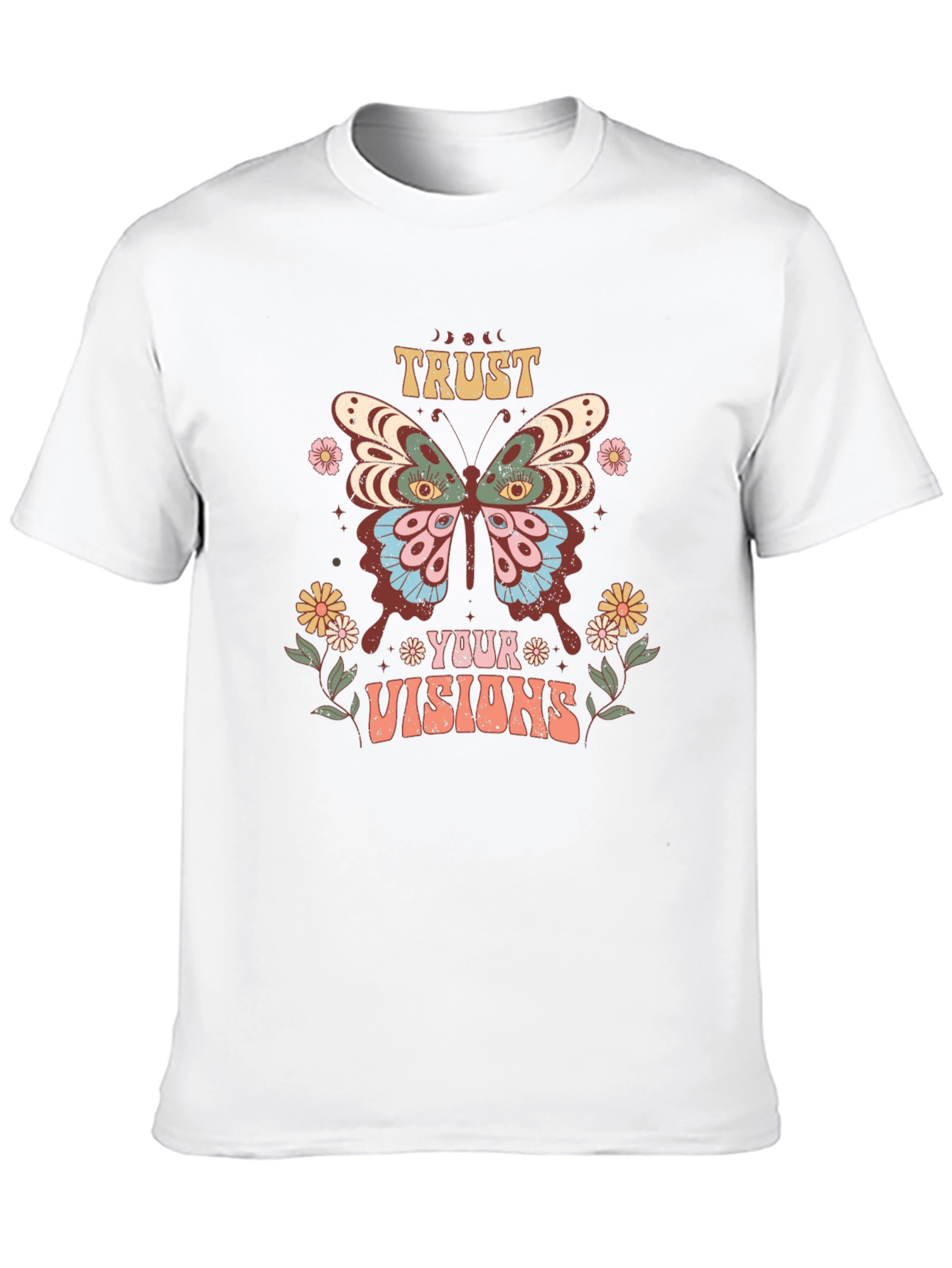 Trust Your Visions Butterfly Graphic T-Shirt