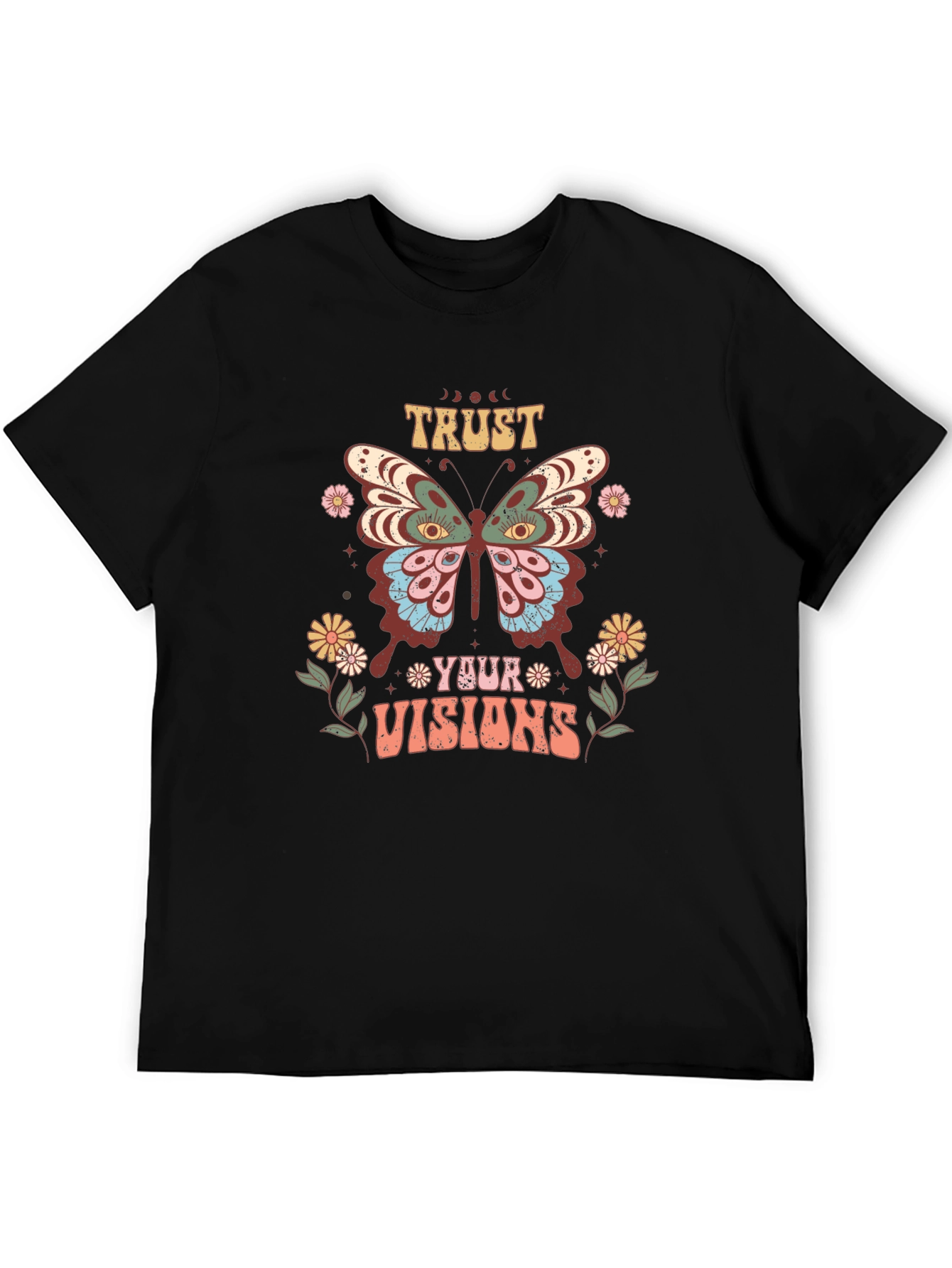 Trust Your Visions Butterfly Graphic T-Shirt