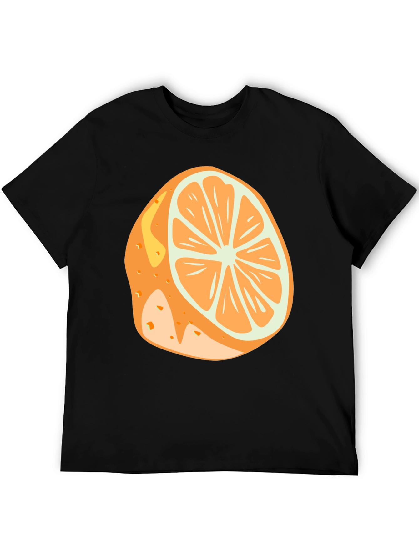 Orange Slice Graphic T-Shirt - Fresh & Fun!
