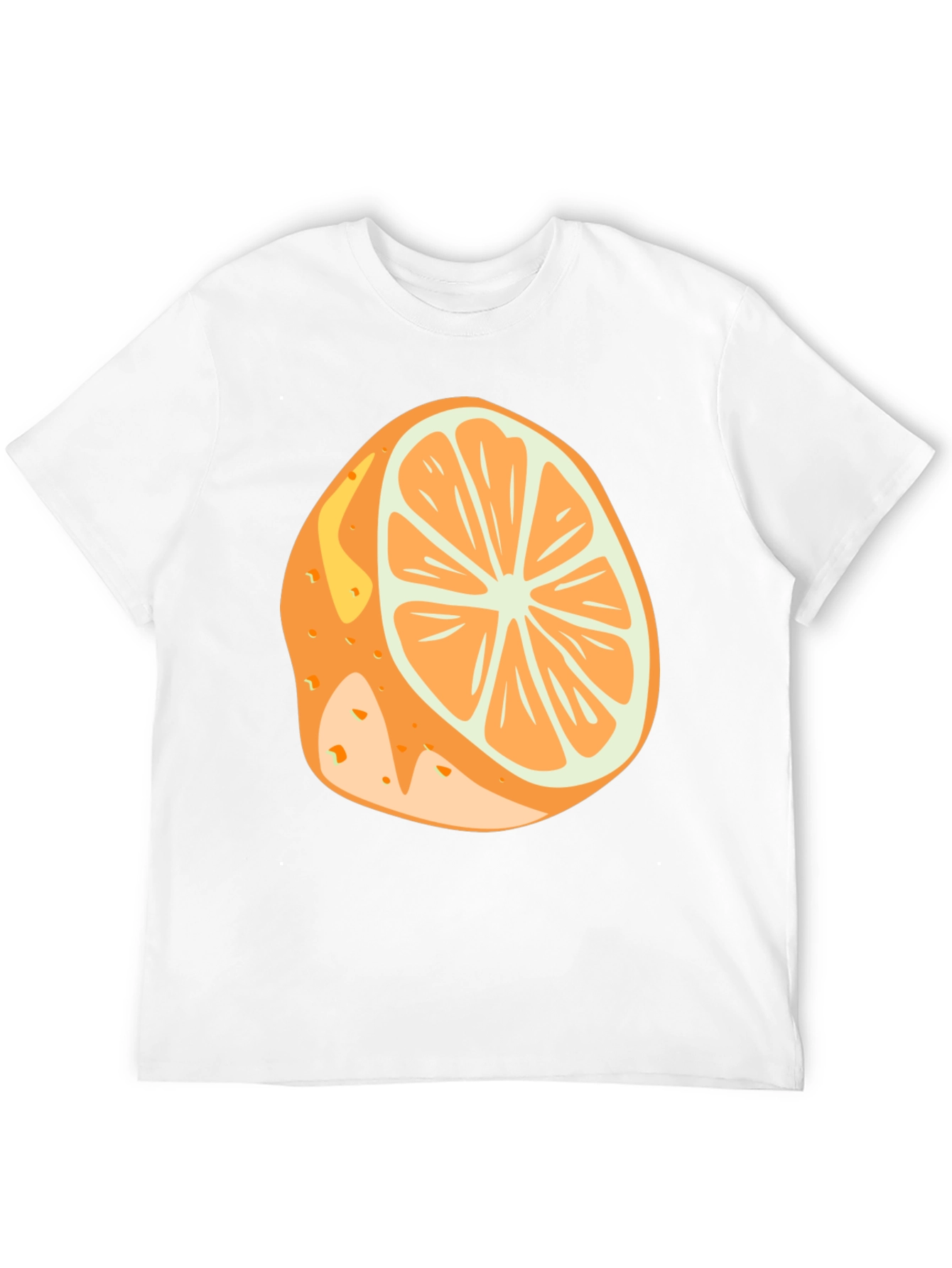 Orange Slice Graphic T-Shirt - Fresh & Fun!