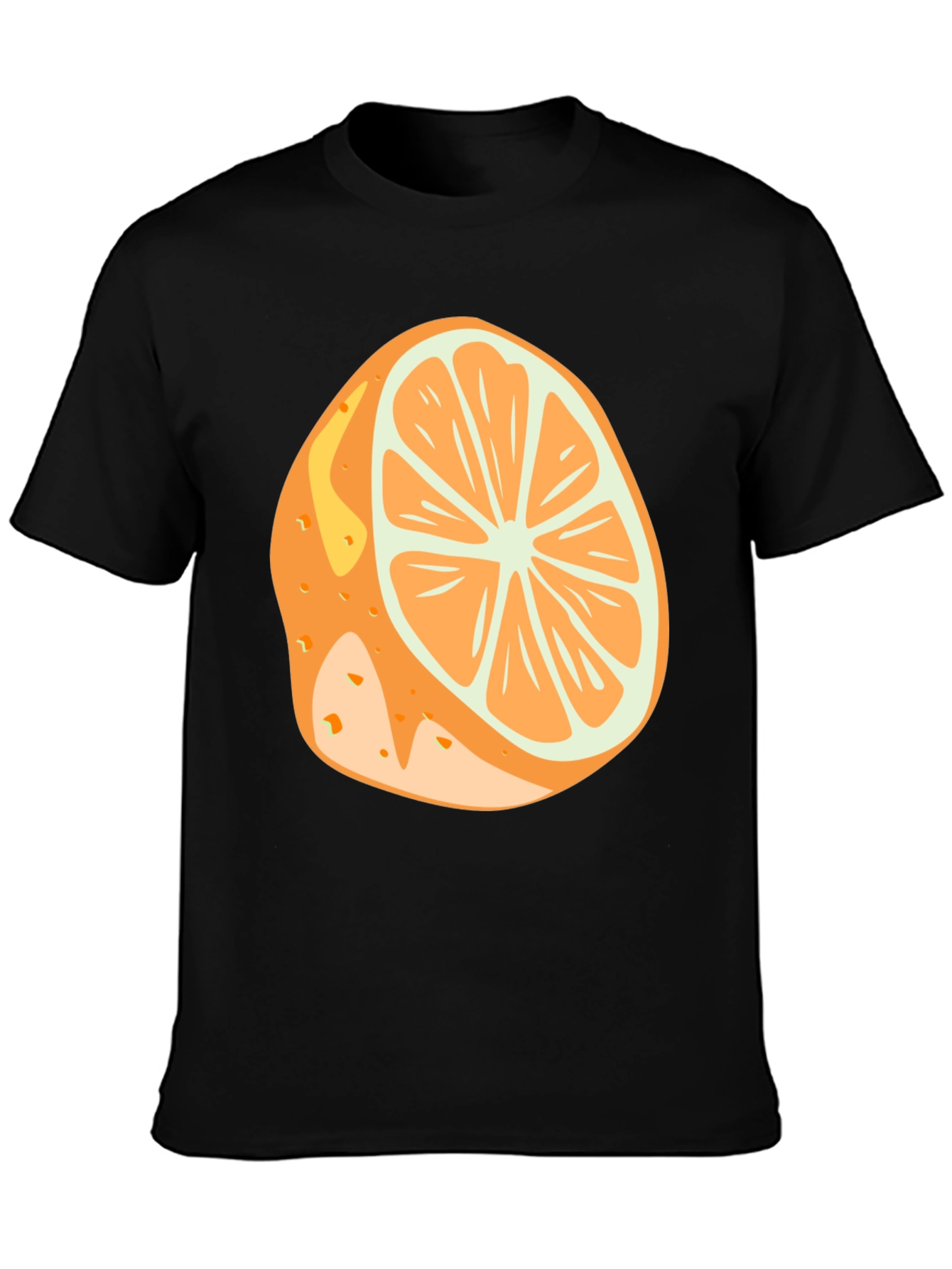Orange Slice Graphic T-Shirt - Fresh & Fun!