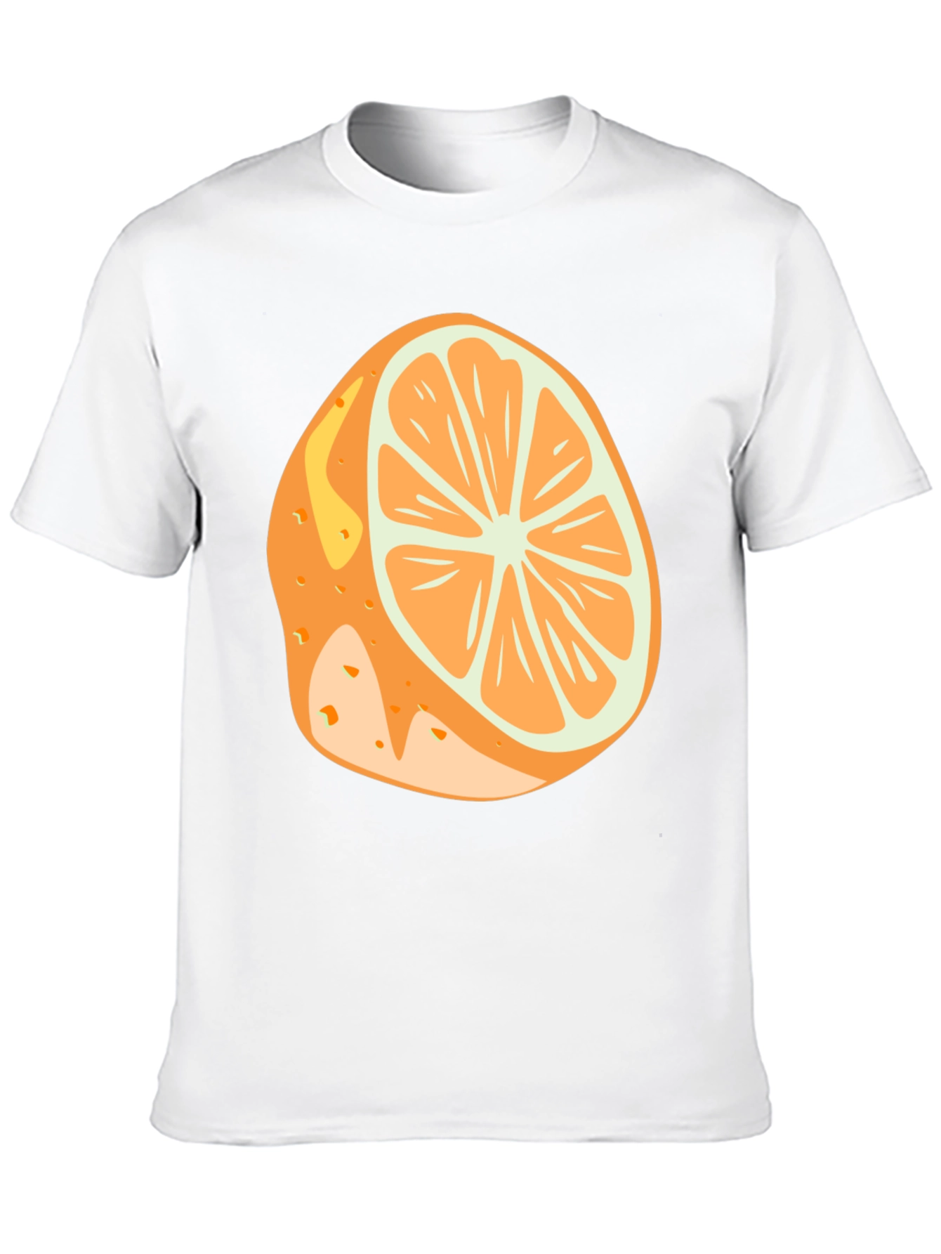 Orange Slice Graphic T-Shirt - Fresh & Fun!