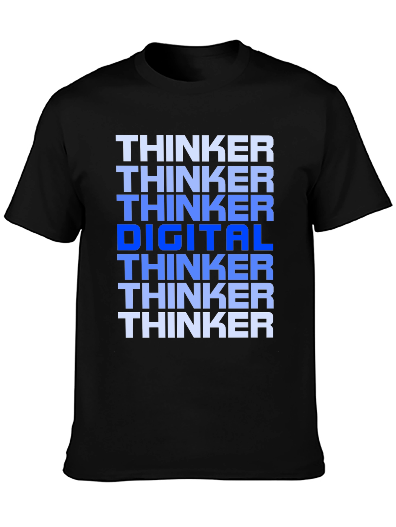 Digital Thinker Graphic T-Shirt - Bold Statement Tee
