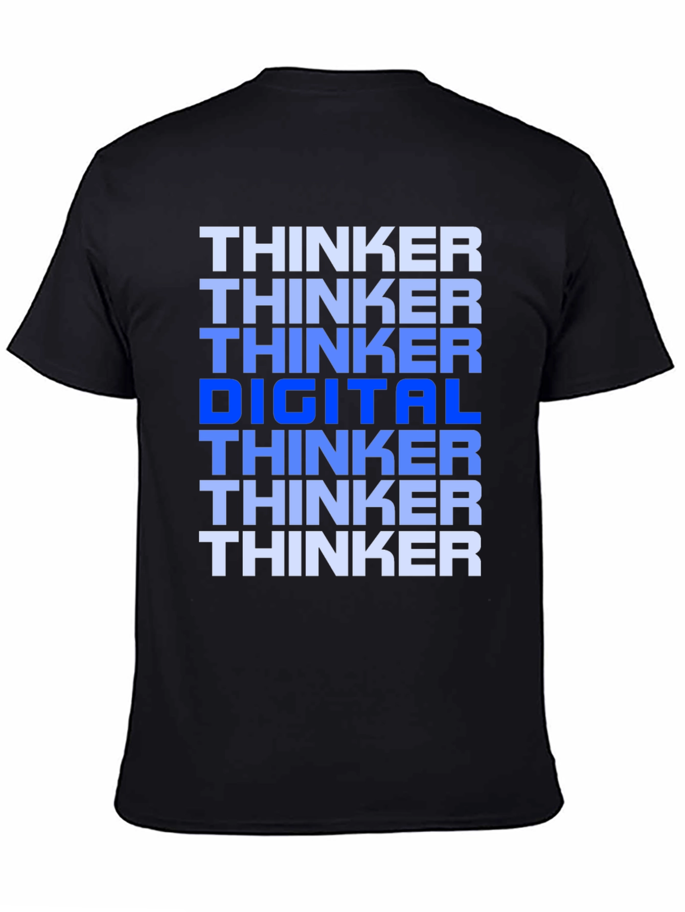 Digital Thinker Graphic T-Shirt - Bold Statement Tee