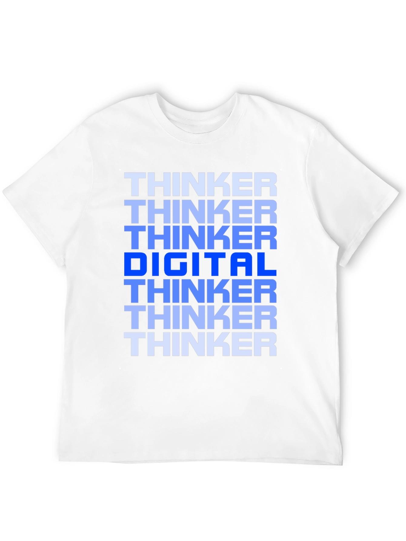 Digital Thinker Graphic T-Shirt - Bold Statement Tee