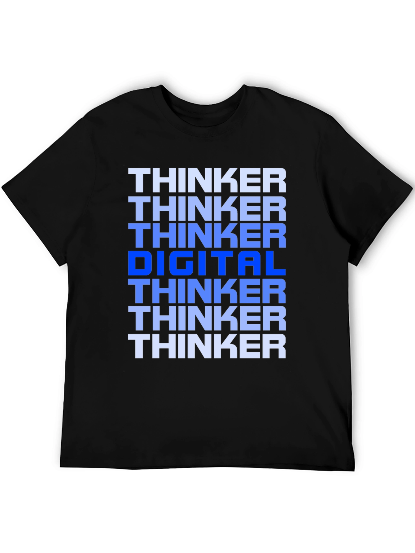 Digital Thinker Graphic T-Shirt - Bold Statement Tee