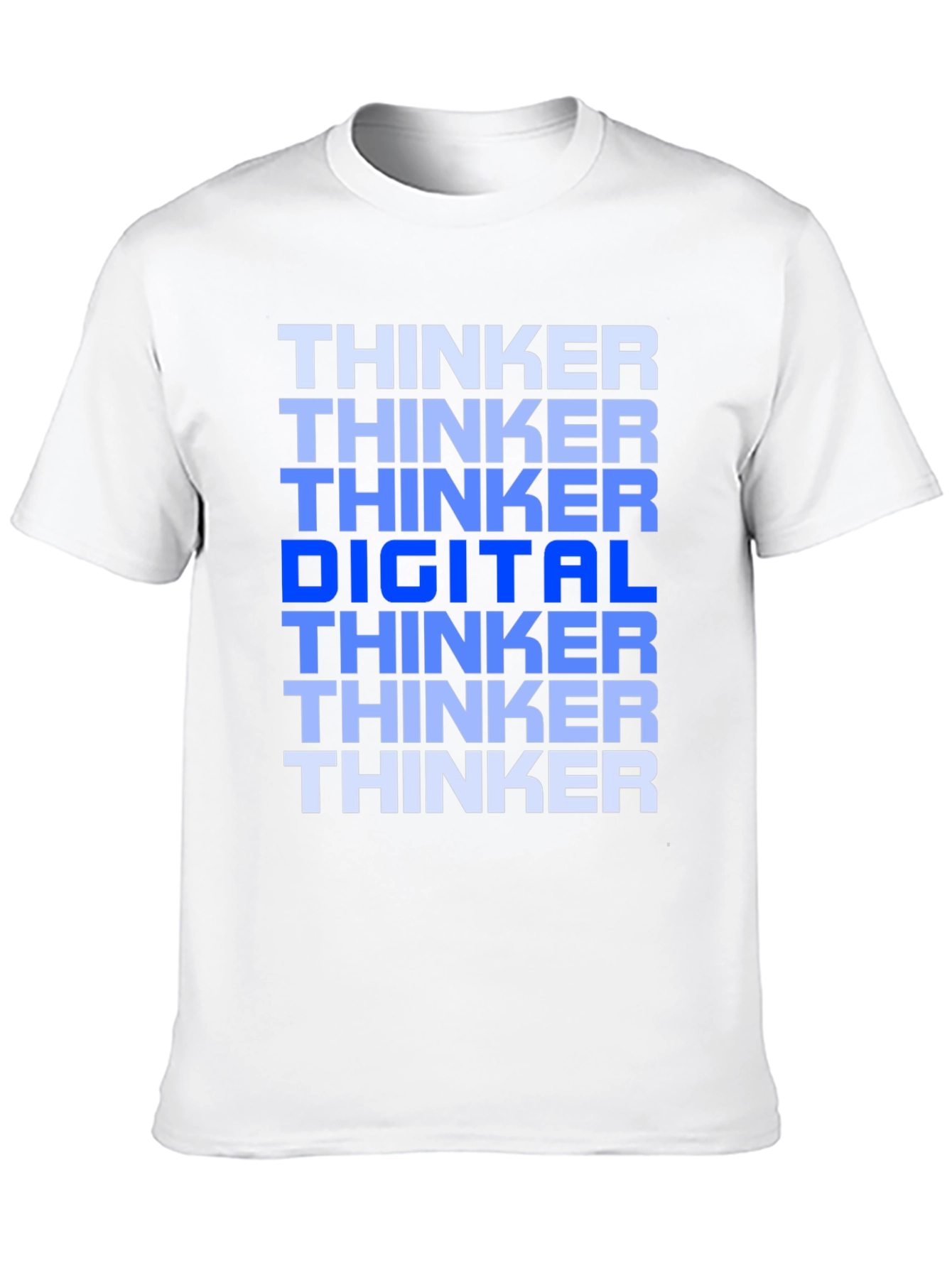 Digital Thinker Graphic T-Shirt - Bold Statement Tee