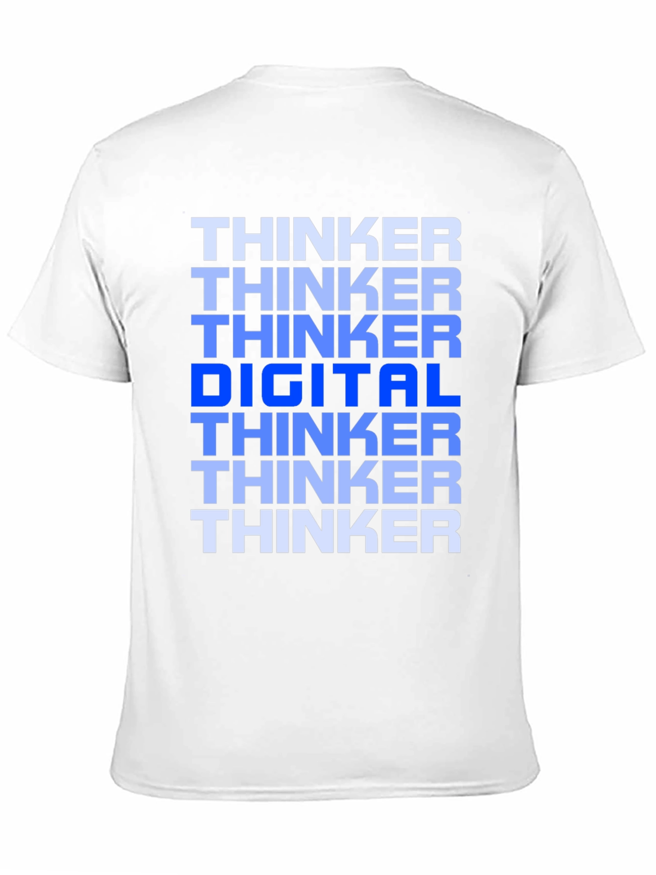 Digital Thinker Graphic T-Shirt - Bold Statement Tee