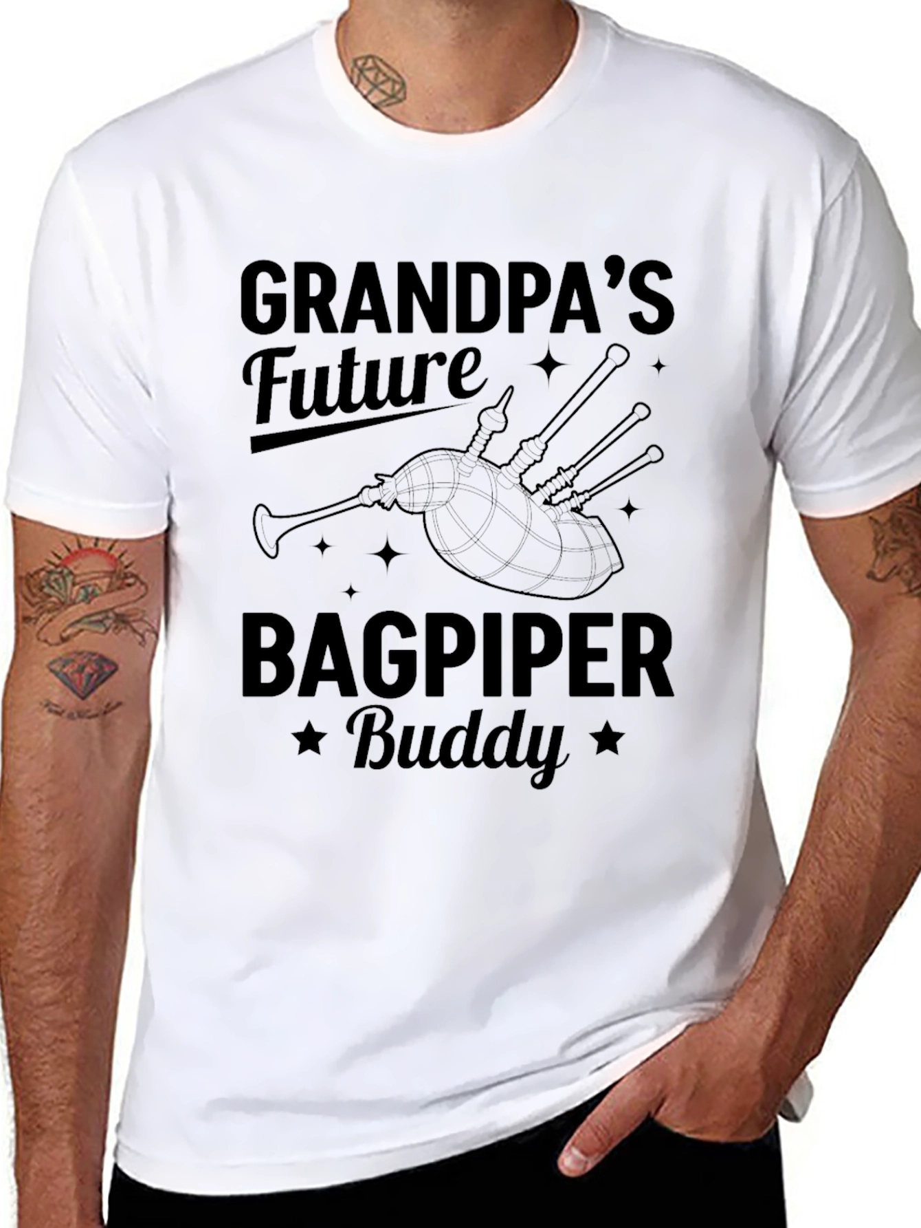 Grandpas Future Bagpiper Buddy T-Shirt