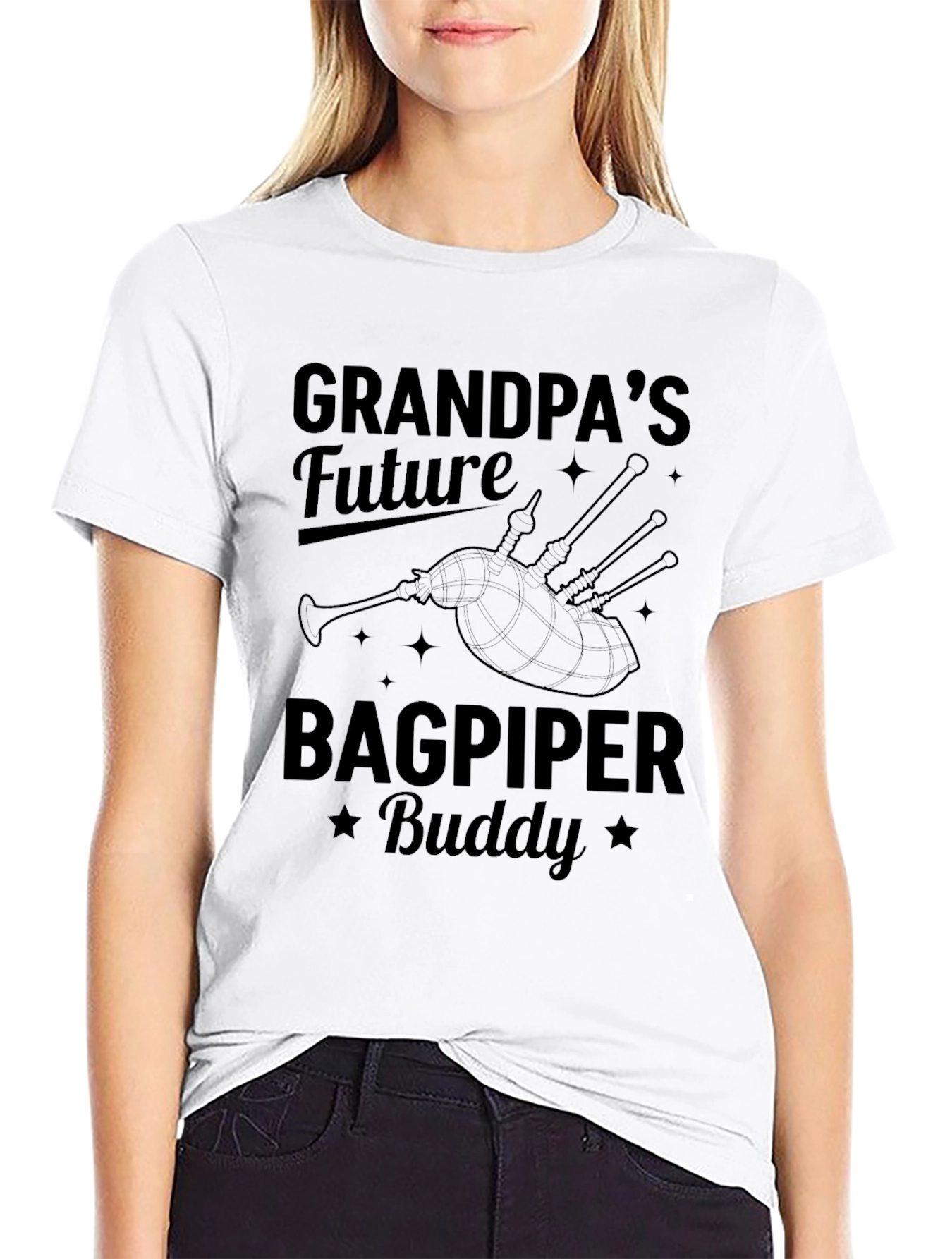 Grandpas Future Bagpiper Buddy T-Shirt